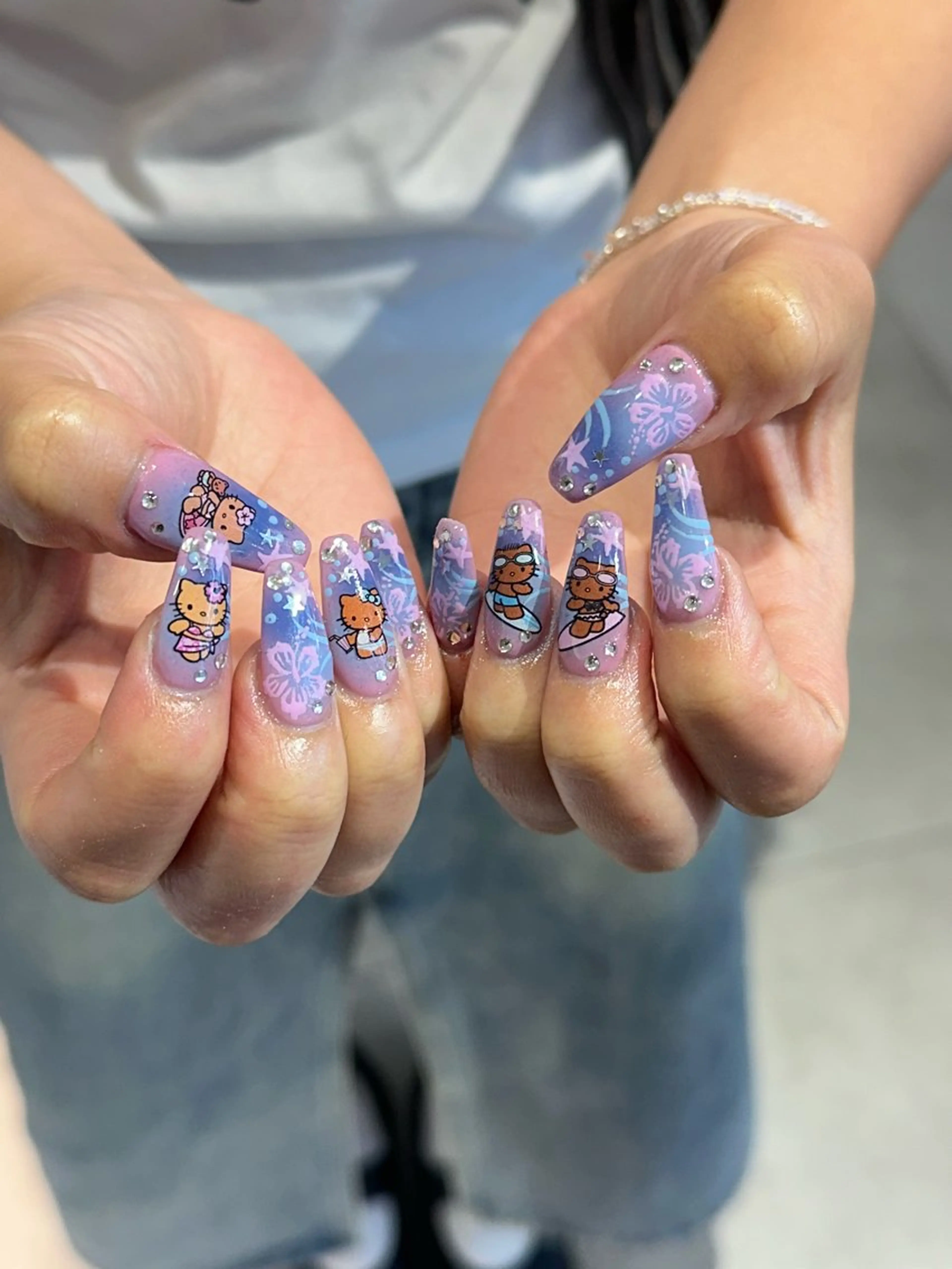 ネイル ハイトーン特化 pepe🎀のヘアスタイル