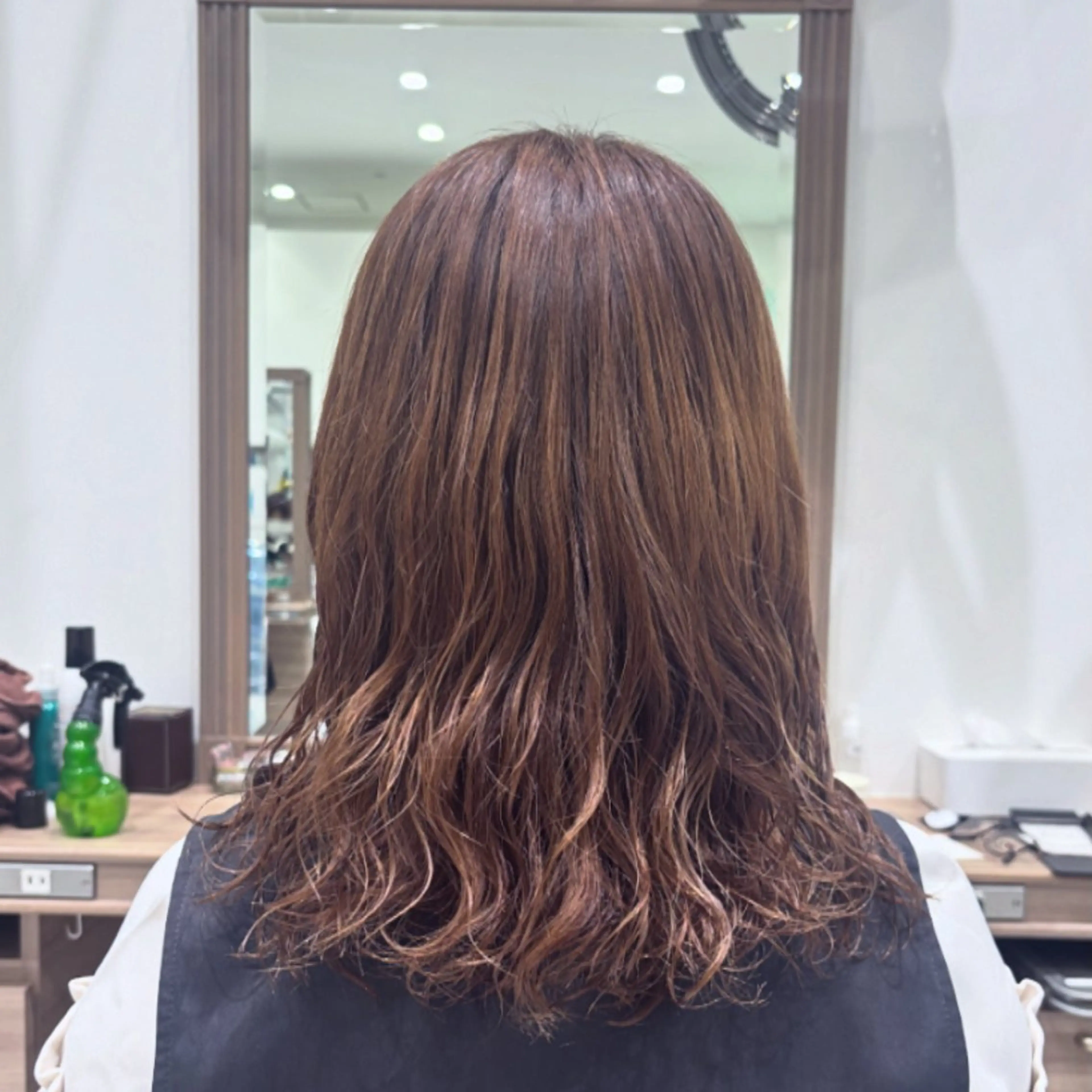 ミディアム パーマ カット パーマ 鈴木かのん/縮毛矯正 /ミニモ限定クーポンのヘアスタイル