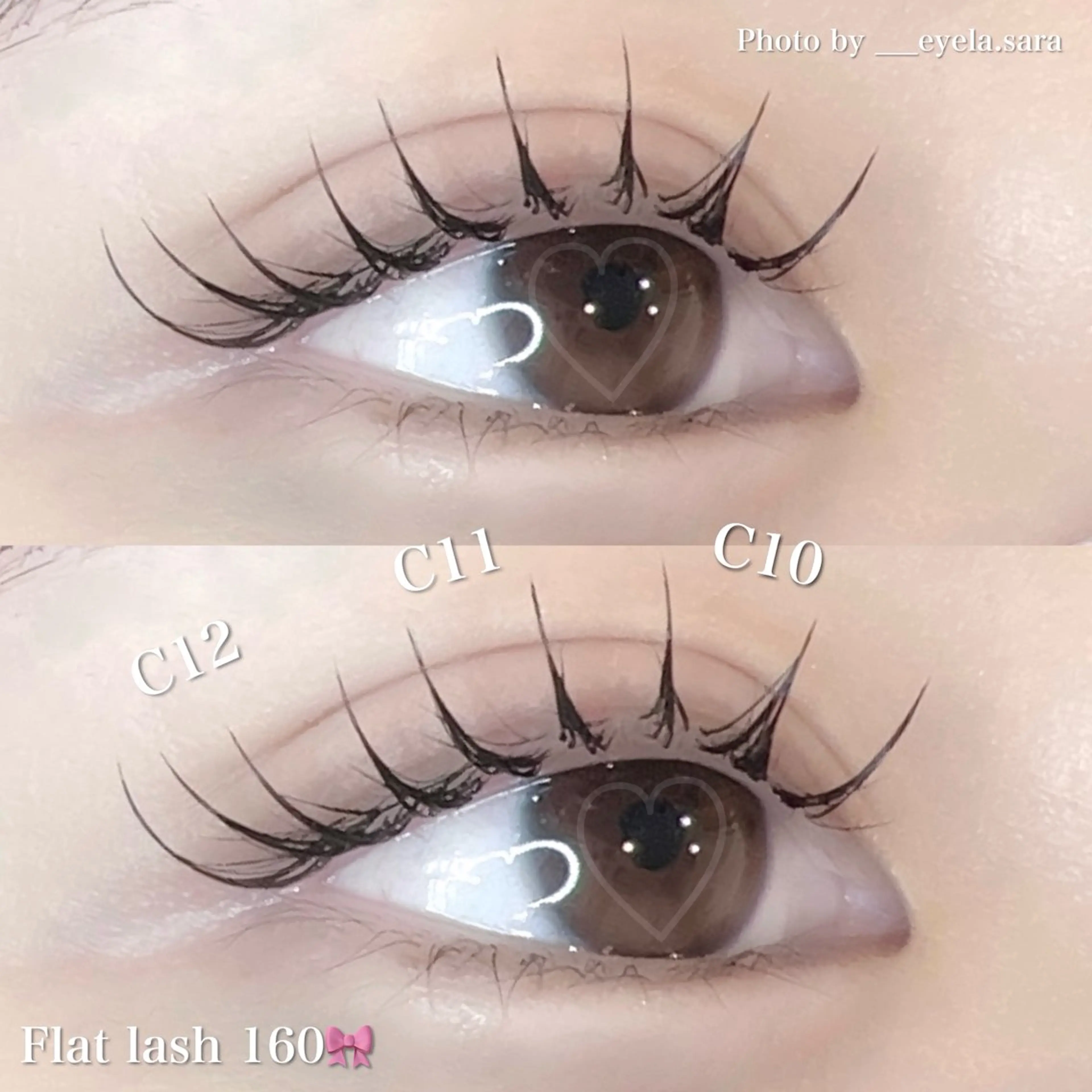 マツエク・マツパ フラットラッシュ EYELA所沢店 saraのマツエク・マツパデザイン
