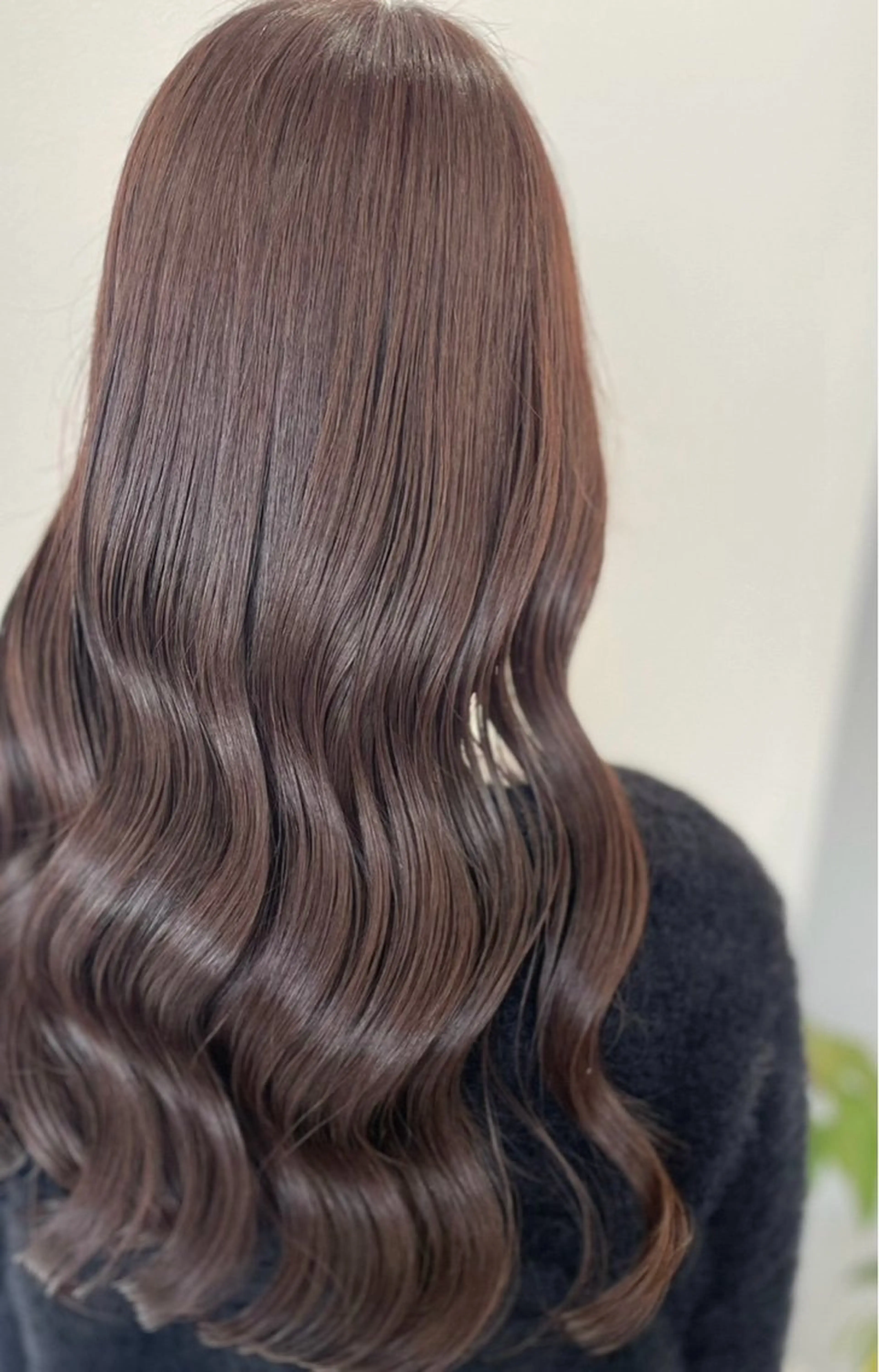 ロング カラー 上原 由起子のヘアスタイル