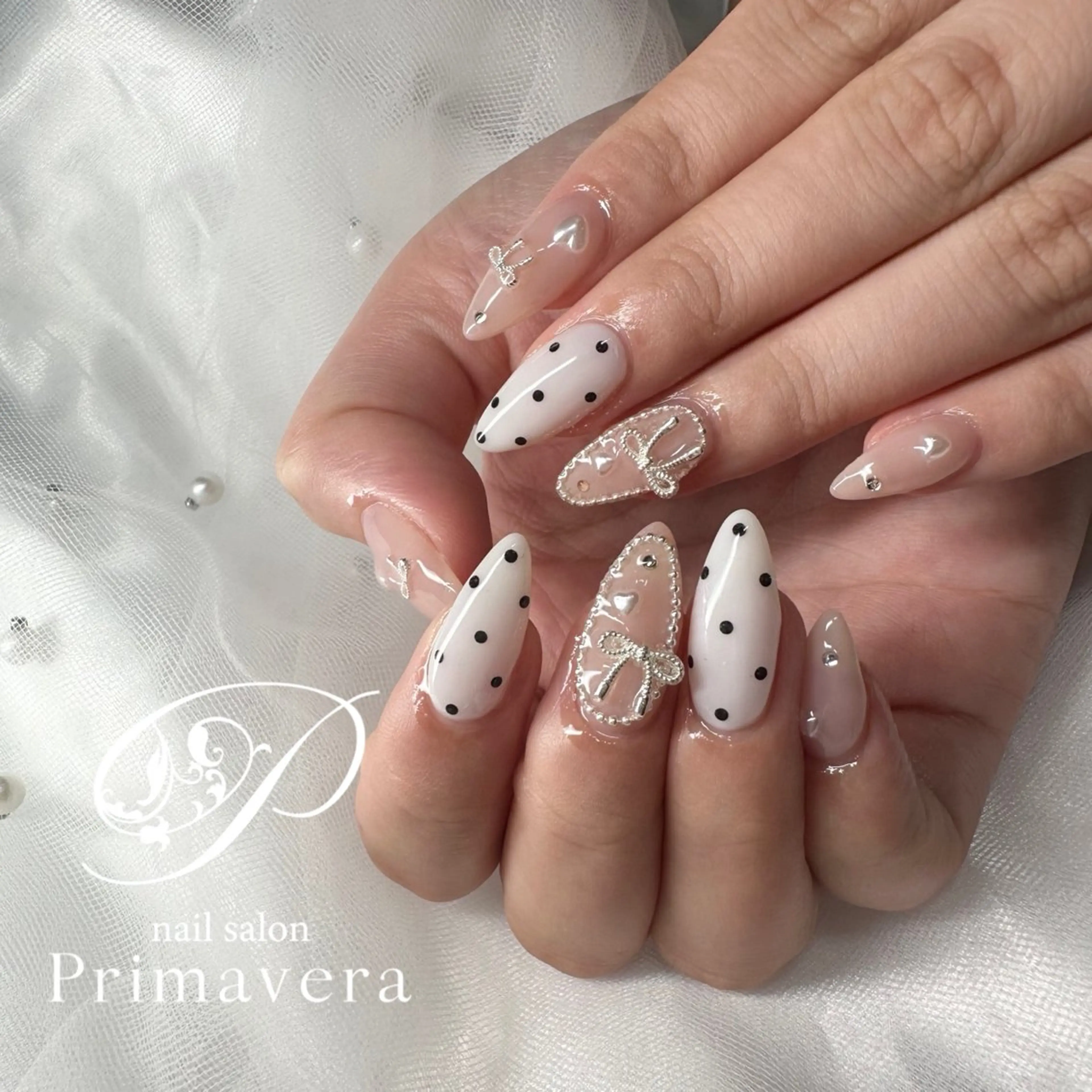 ネイル ハンドネイル Primavera 新横浜🤍美フォルムのネイルデザイン