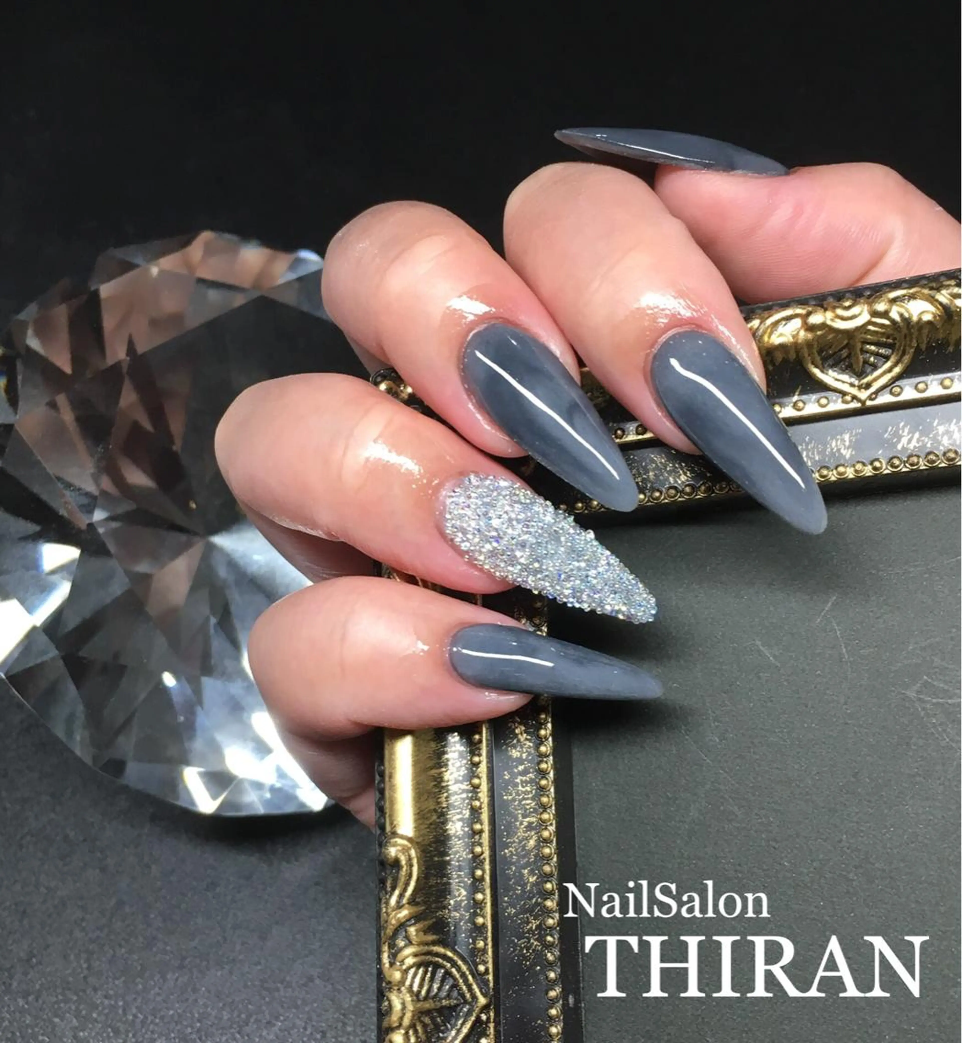 ロング ネイル Nail salon THIRANのネイルデザイン