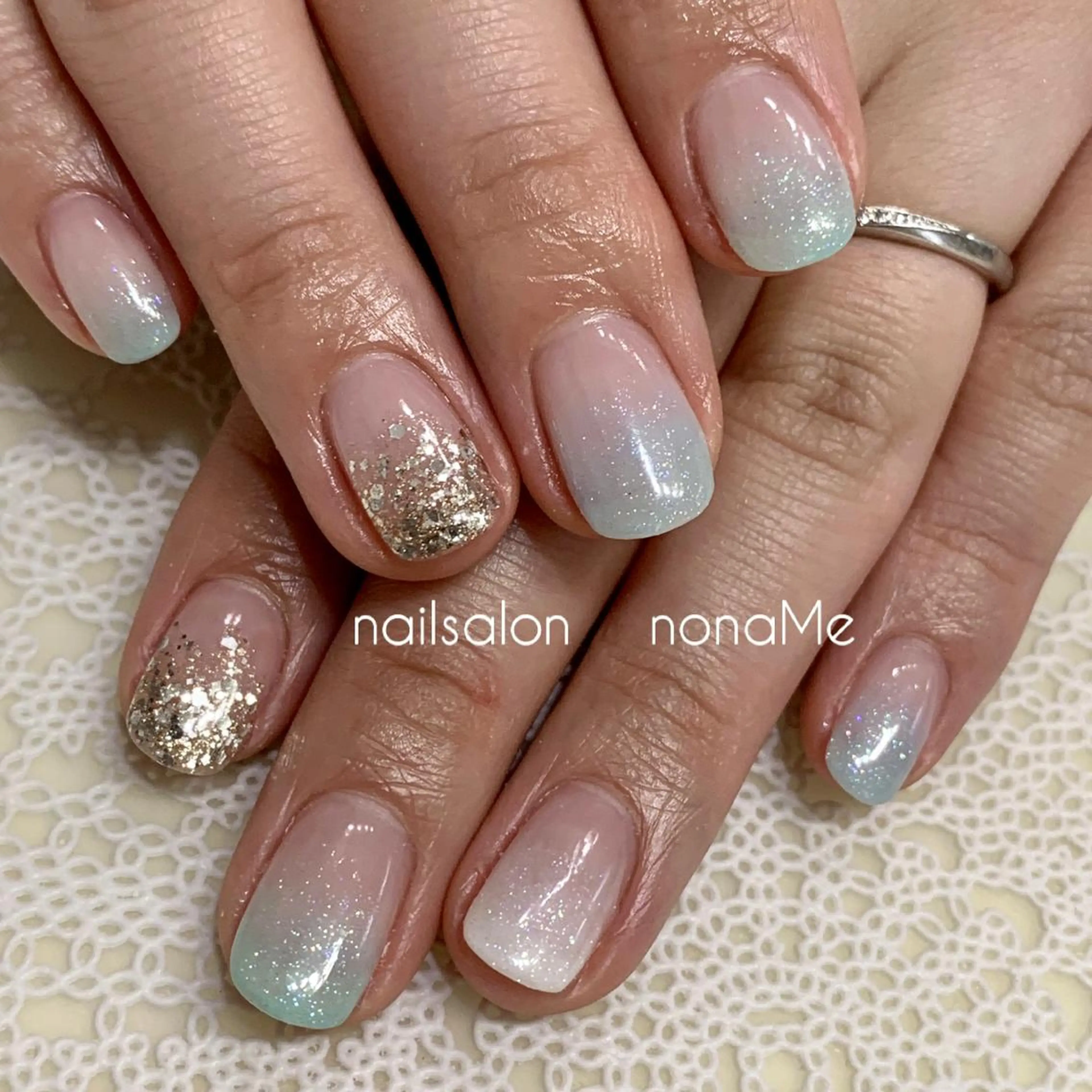 ワンカラー、グラデーション、ラメグラ、フレンチの写真