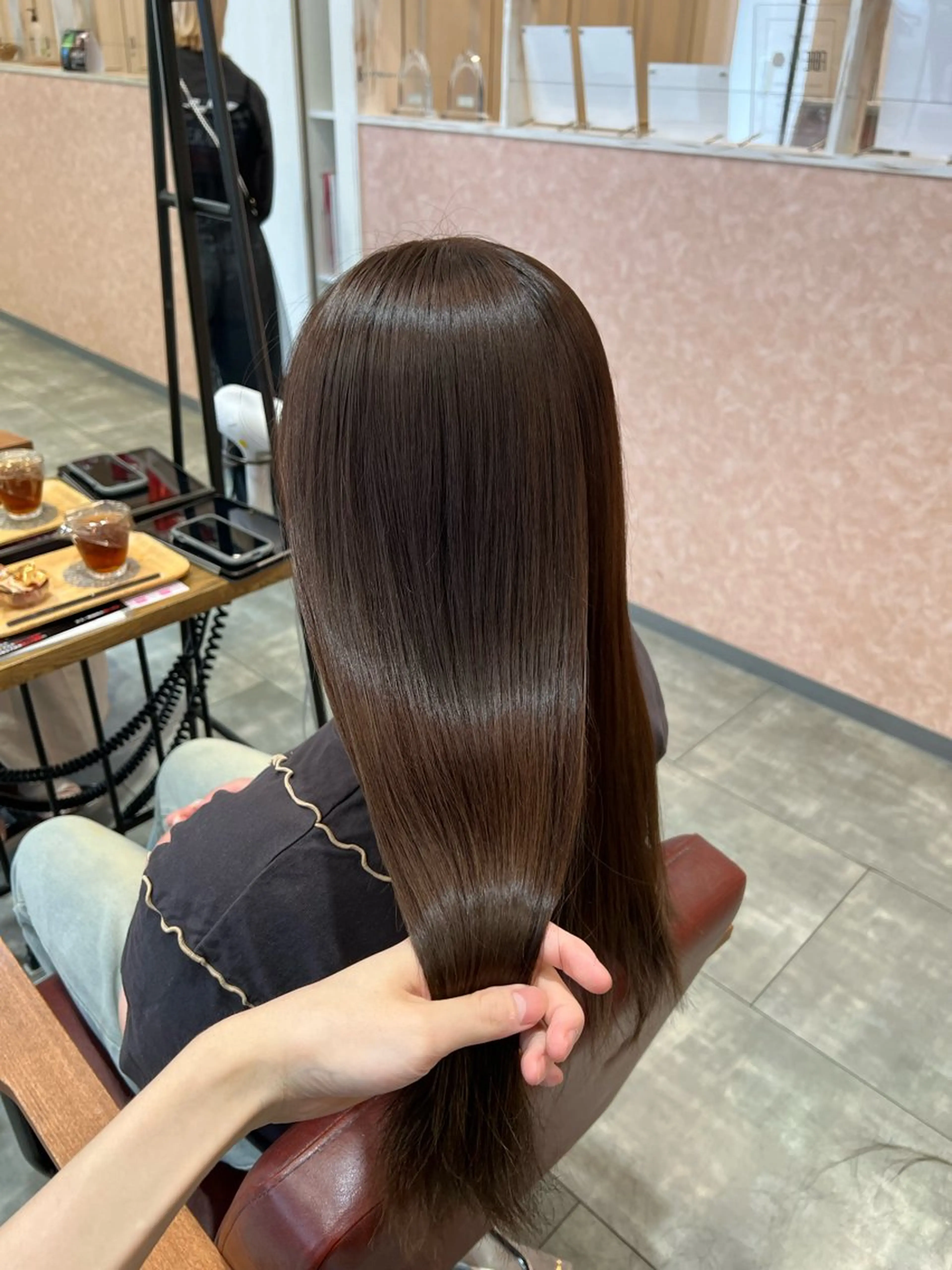 ロング ヘアカラー 梅田 赤み消し/鈴木将大のヘアスタイル