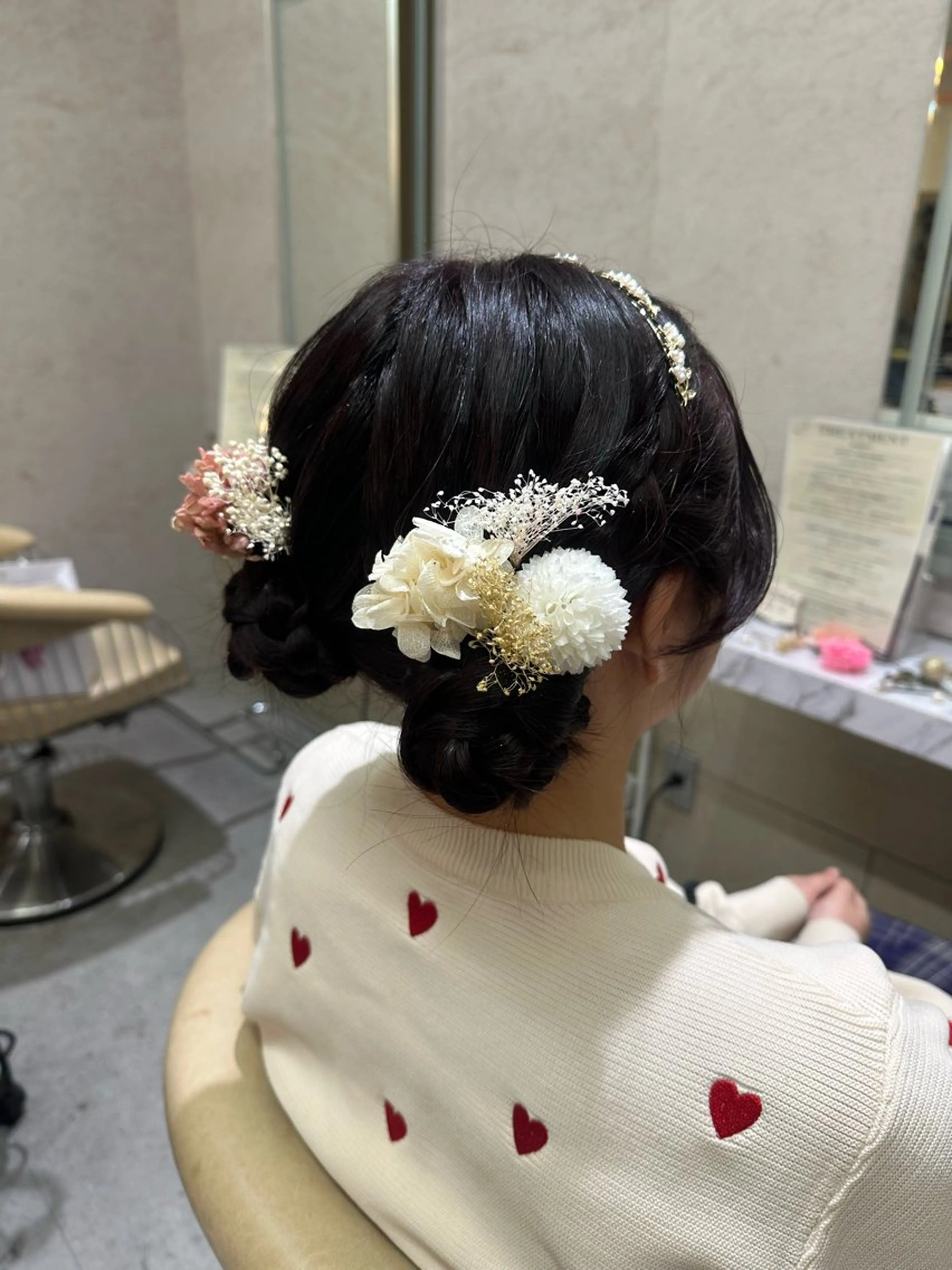 ロング ヘアセット 髪質改善⭐️縮毛矯正 中野⭐️Rinaのヘアスタイル