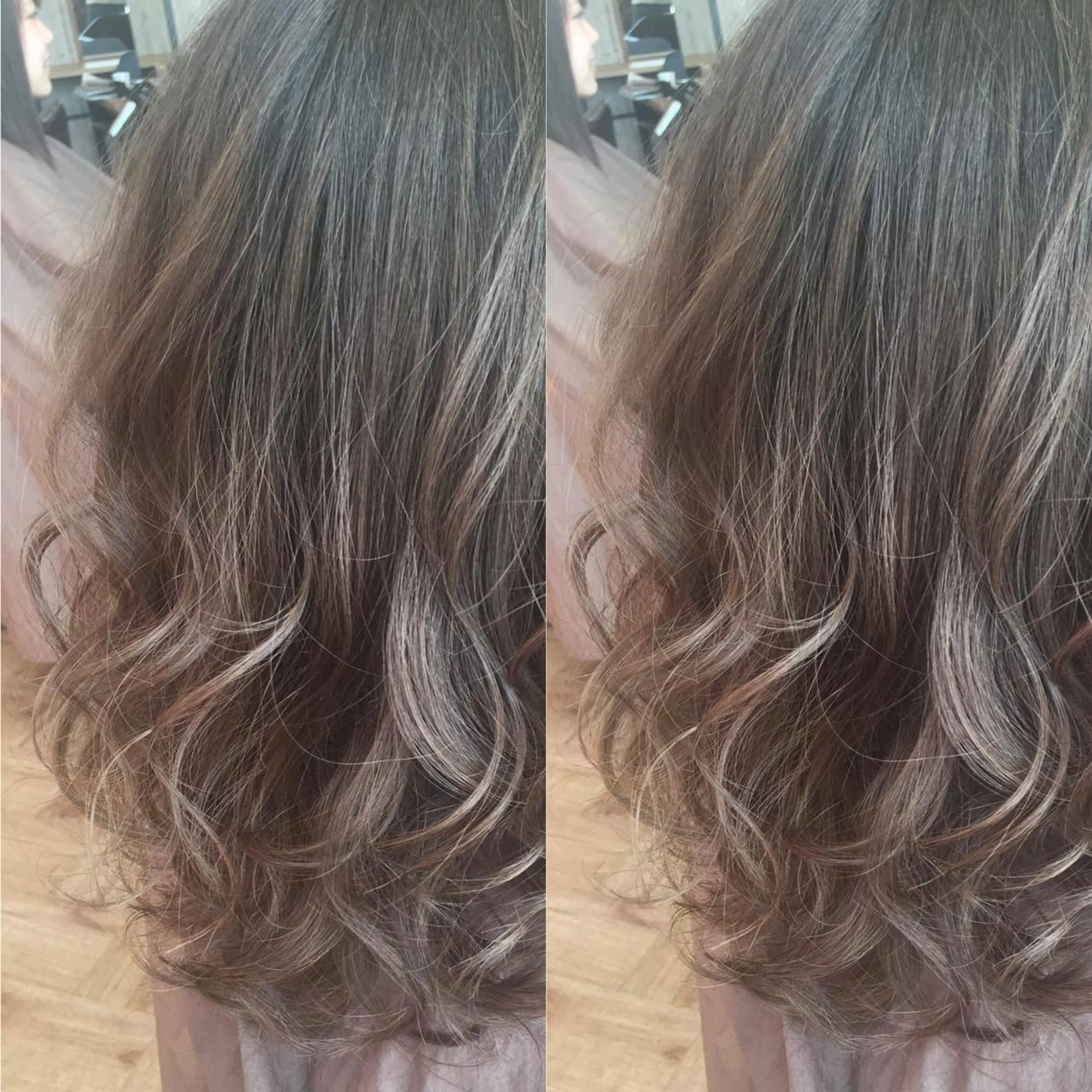 セミロング Zina SAKIのヘアスタイル