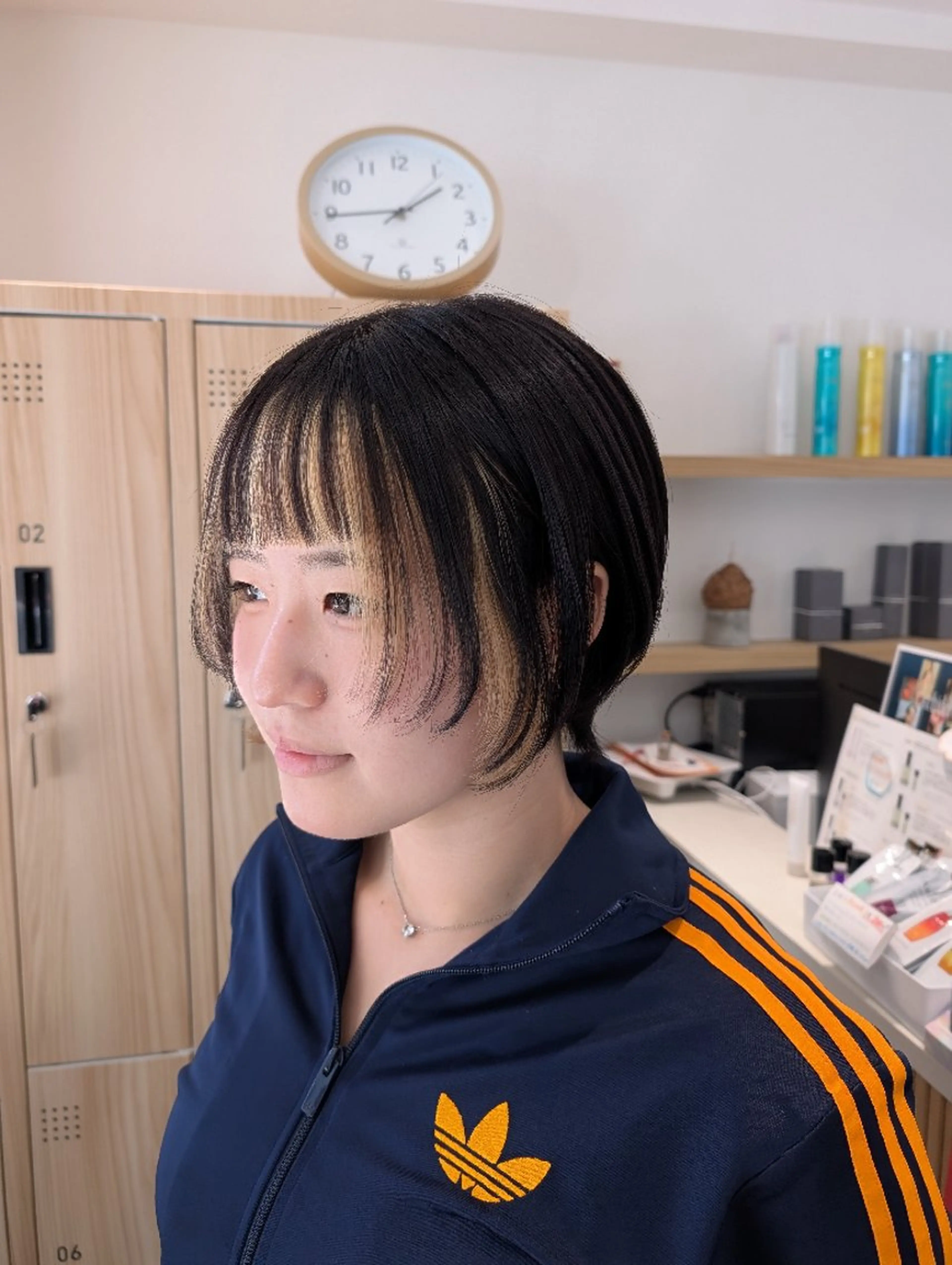 ショート カラー ミストバング フェイスフレーミング ショートヘア カット ヘアカラー 田端みおと🐱 SoZoBridgeのヘアスタイル