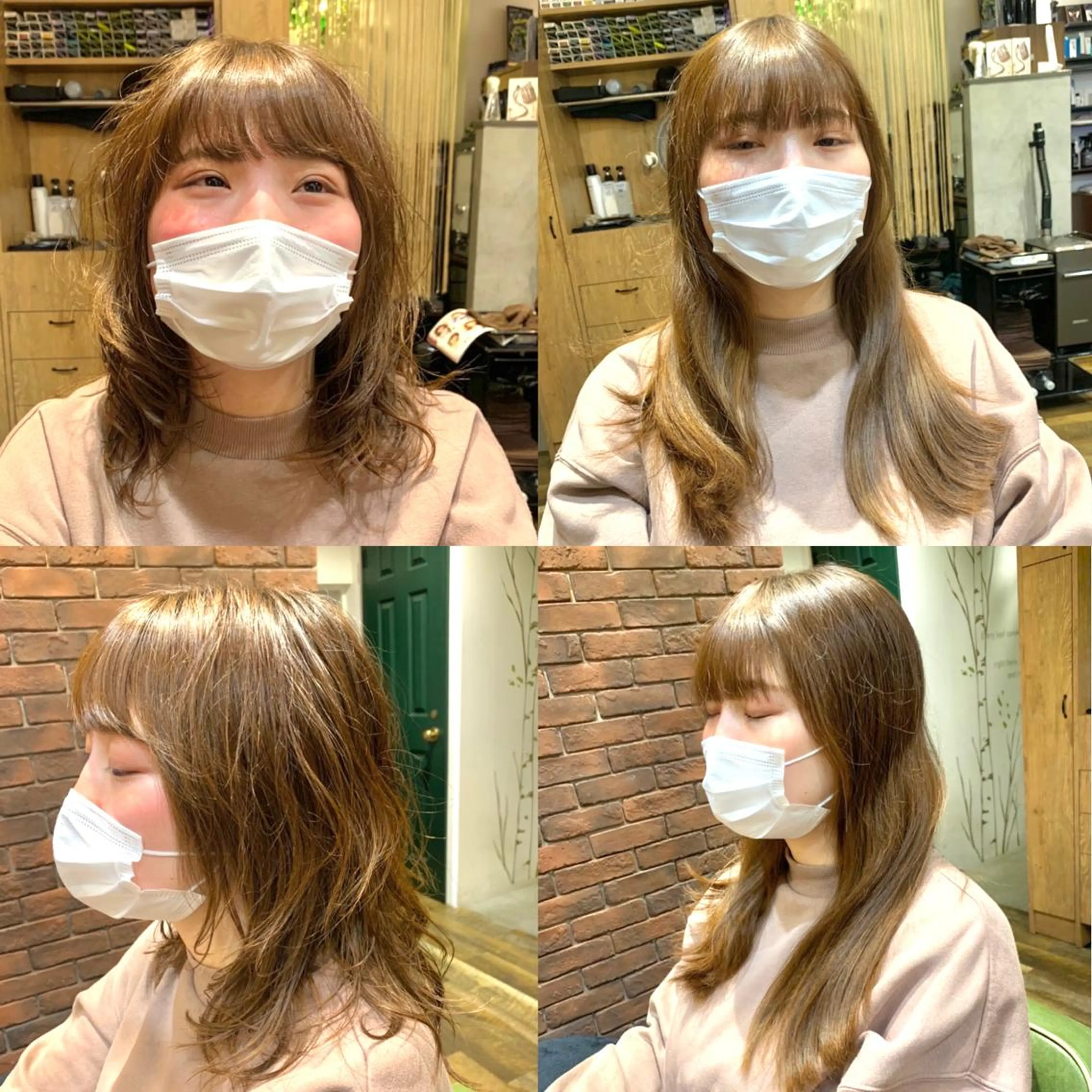 ミディアム 顔周りカット レイヤーカット 小顔カット et Douce所属・艶髪／髪質改善／ カワモトヒロトのその他イメージ