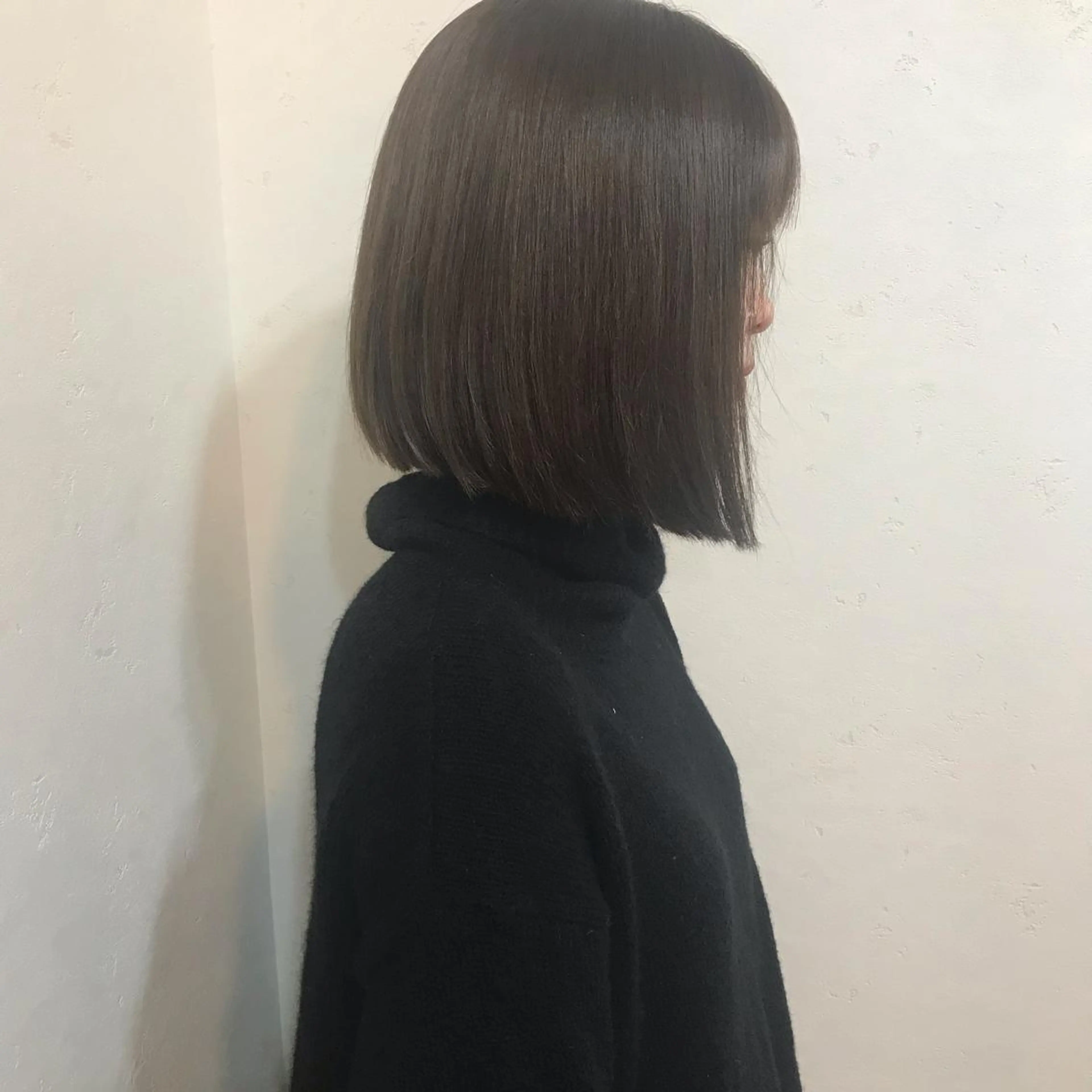 ミディアム カラー ミディアムパーマ 柳原 実央のヘアスタイル