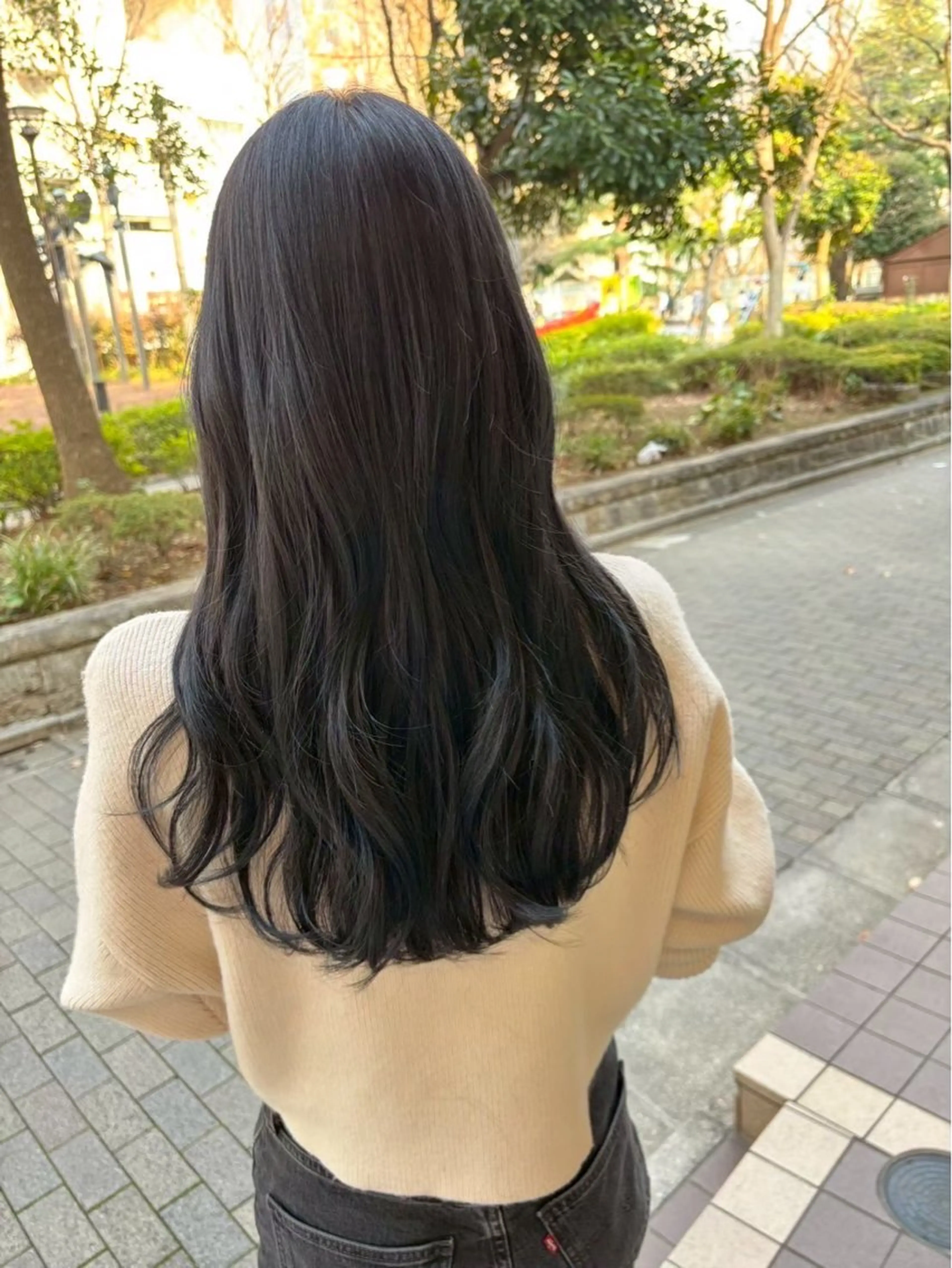 ロング カラー カラーモデル募集 💗崎山 莉里香💗のヘアスタイル