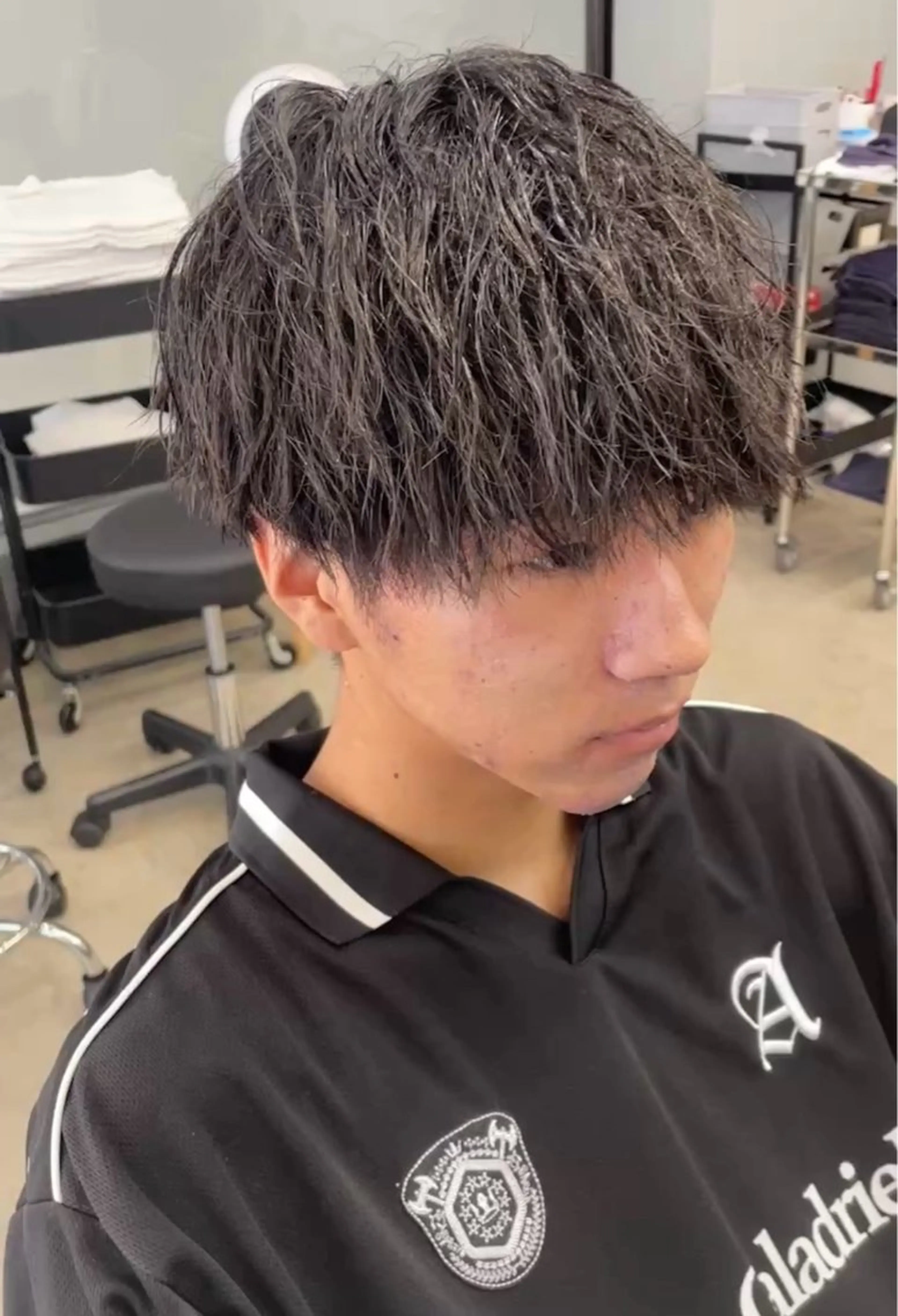 ショート パーマ メンズ メンズ専門サロン wokeのヘアスタイル