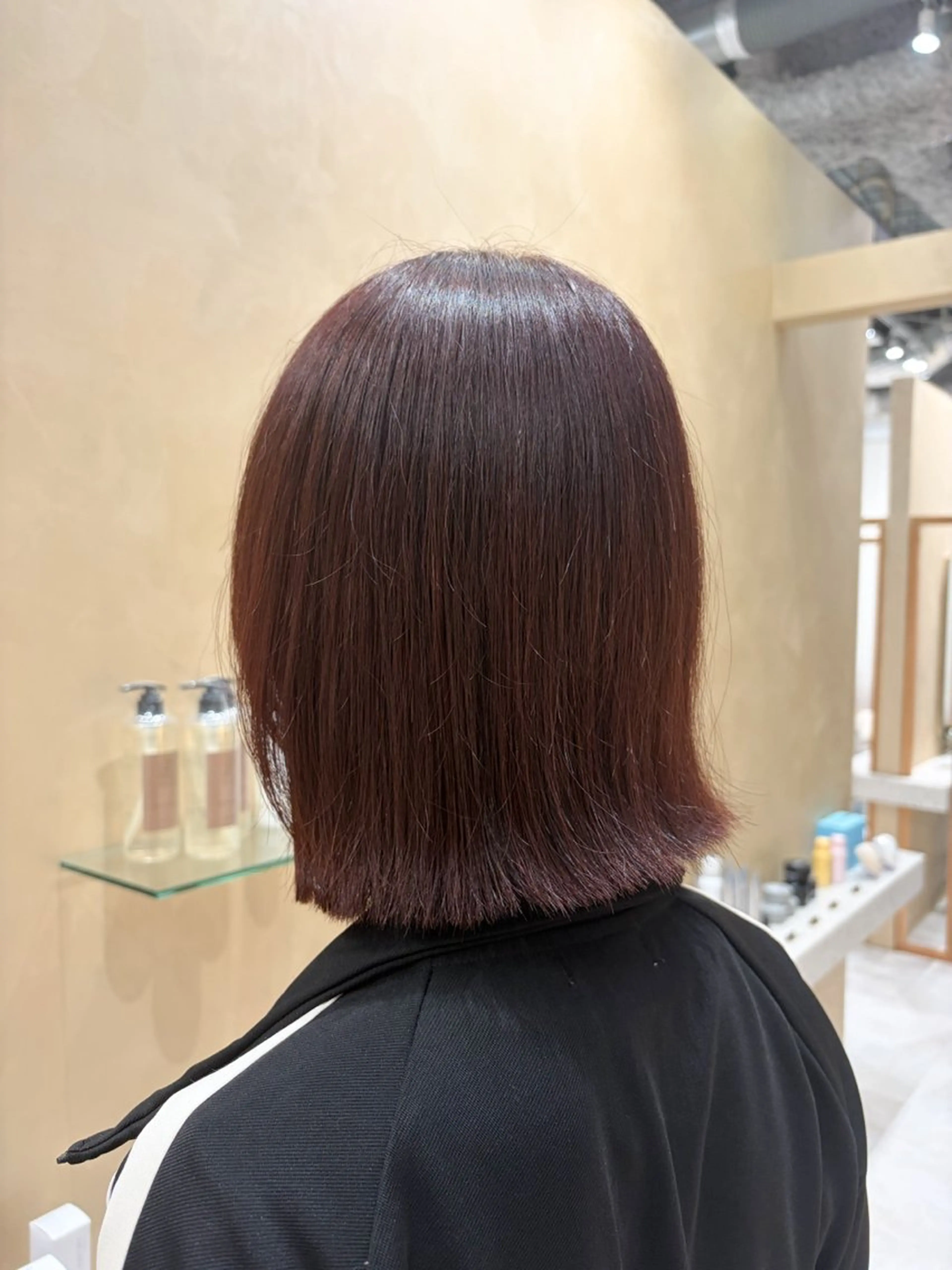 ショート カラー レッドカラー ボブ カット ヘアカラー トリートメント 🫧艶髪ボブ🫧 チカのヘアスタイル