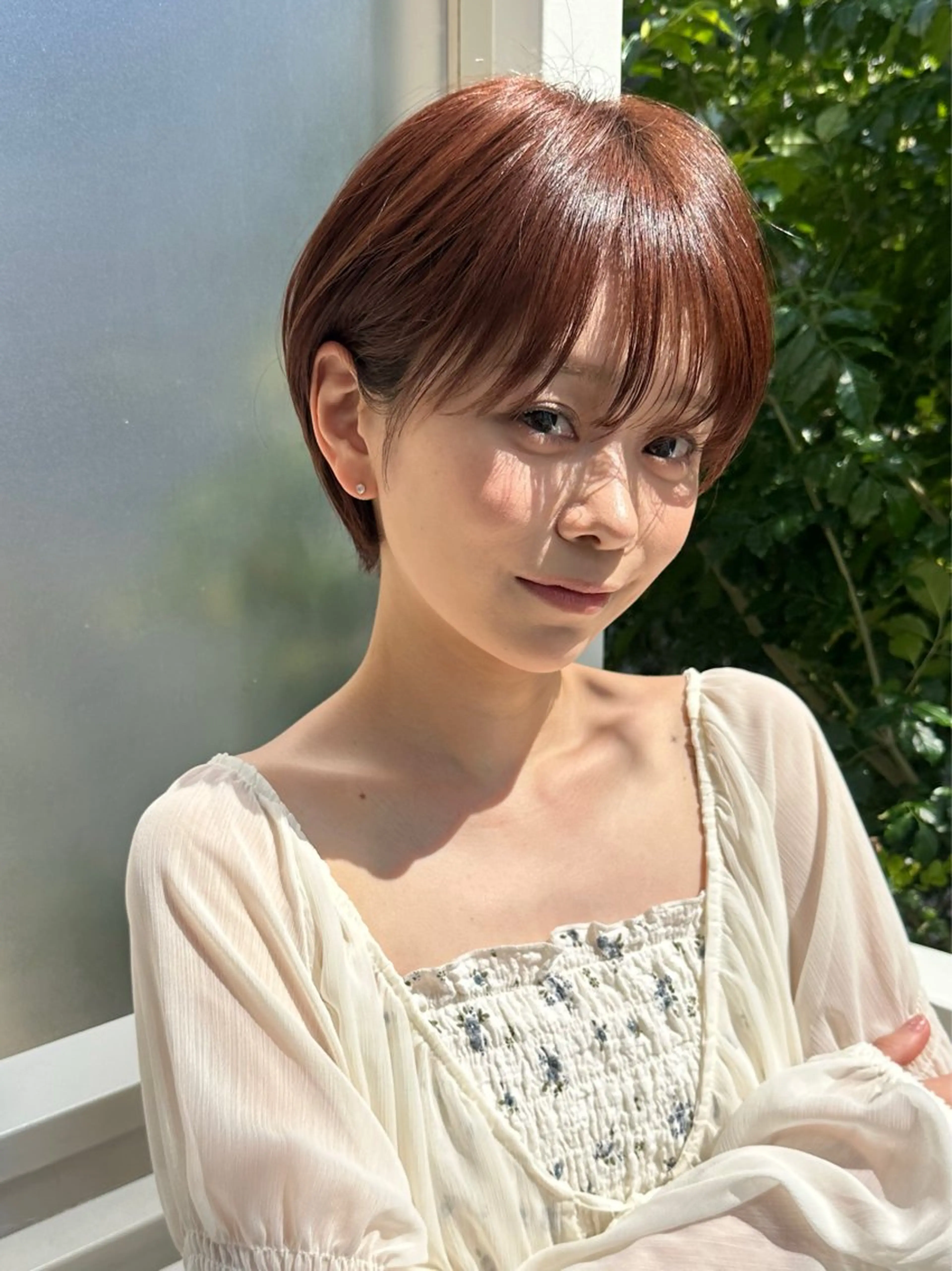 ショート カット ヘアカラー 縮毛矯正/ショート/ レイヤー/畑中正敏のヘアスタイル