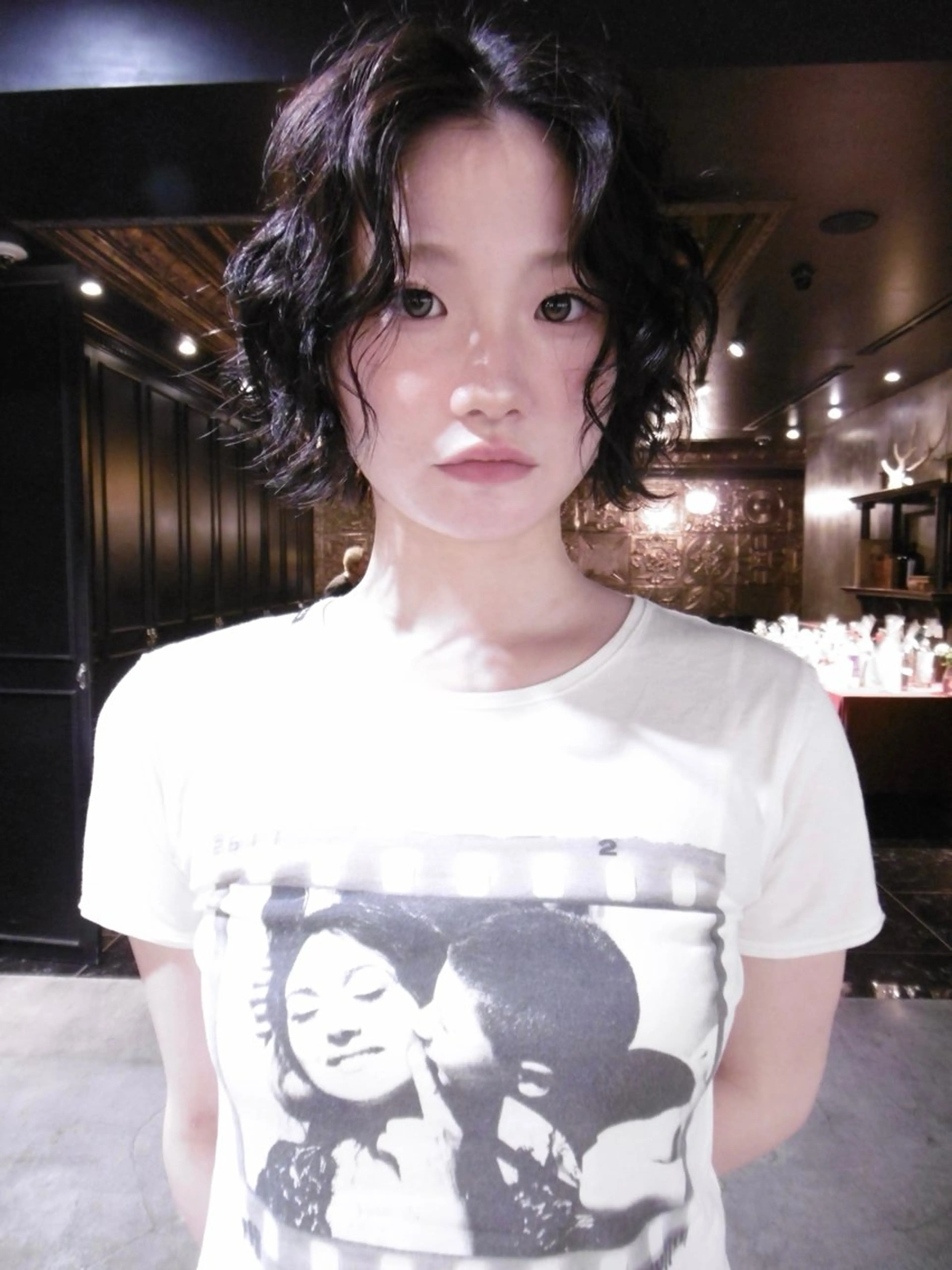 ミディアム カラー ルカ/透明感 ×レイヤーのヘアスタイル