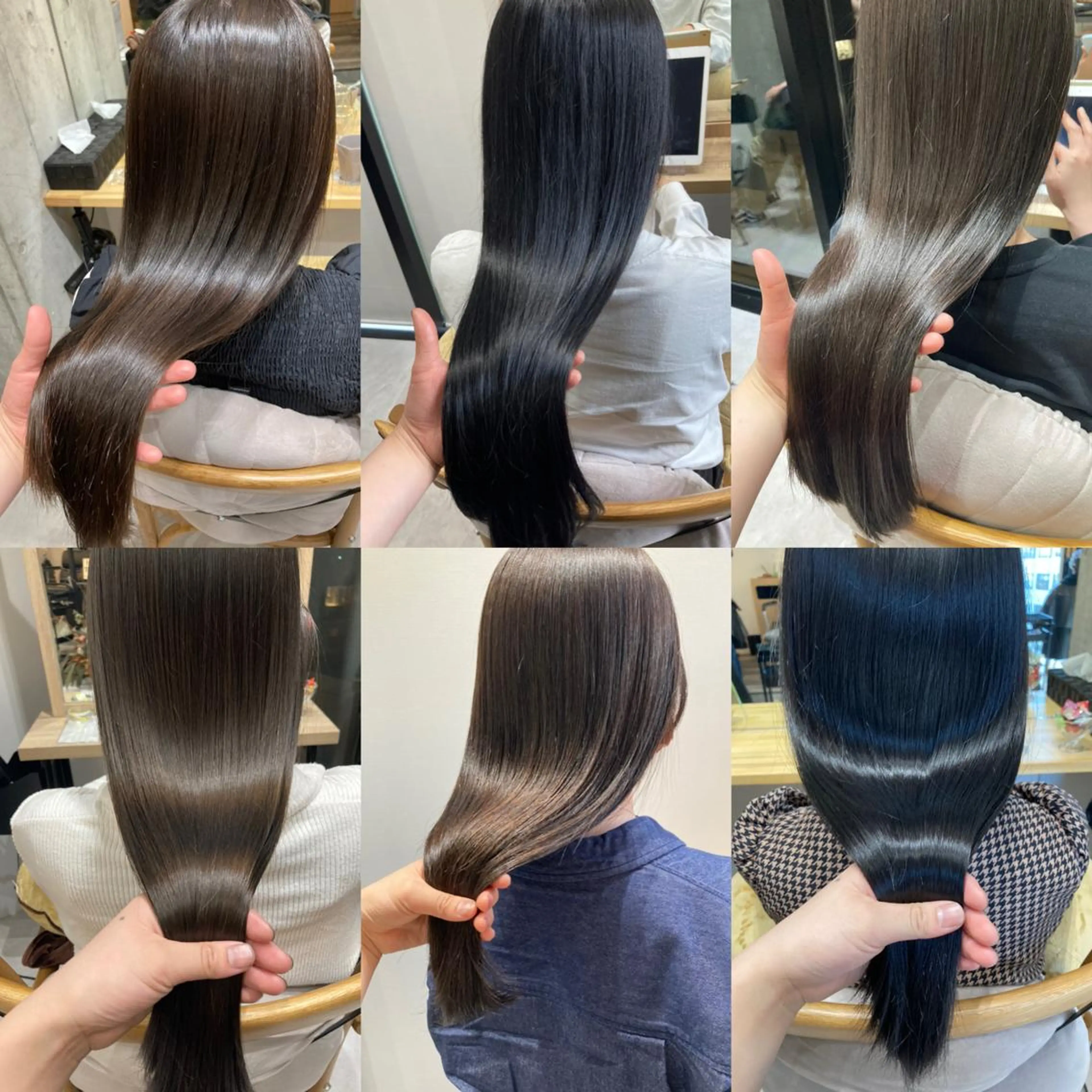 ロング ヘアカラー トリートメント ✨色持ちの良い艶 カラー✨蟹江真世のヘアスタイル