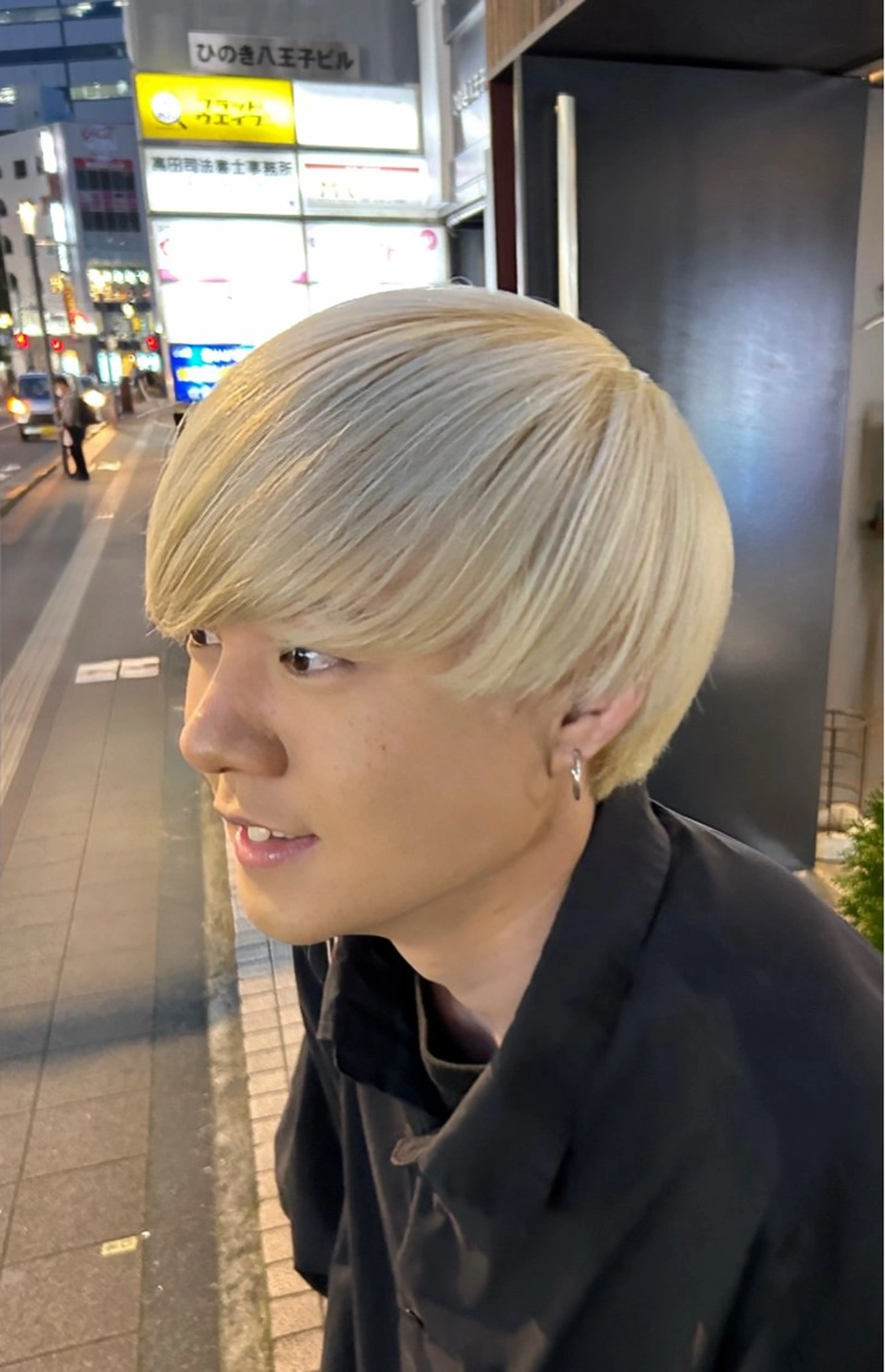 カラー メンズ メンズハイトーン ハイトーンカラー ヘアカラー 垢抜けメンズカット/ 毛流れパーマ/ユウトのヘアスタイル