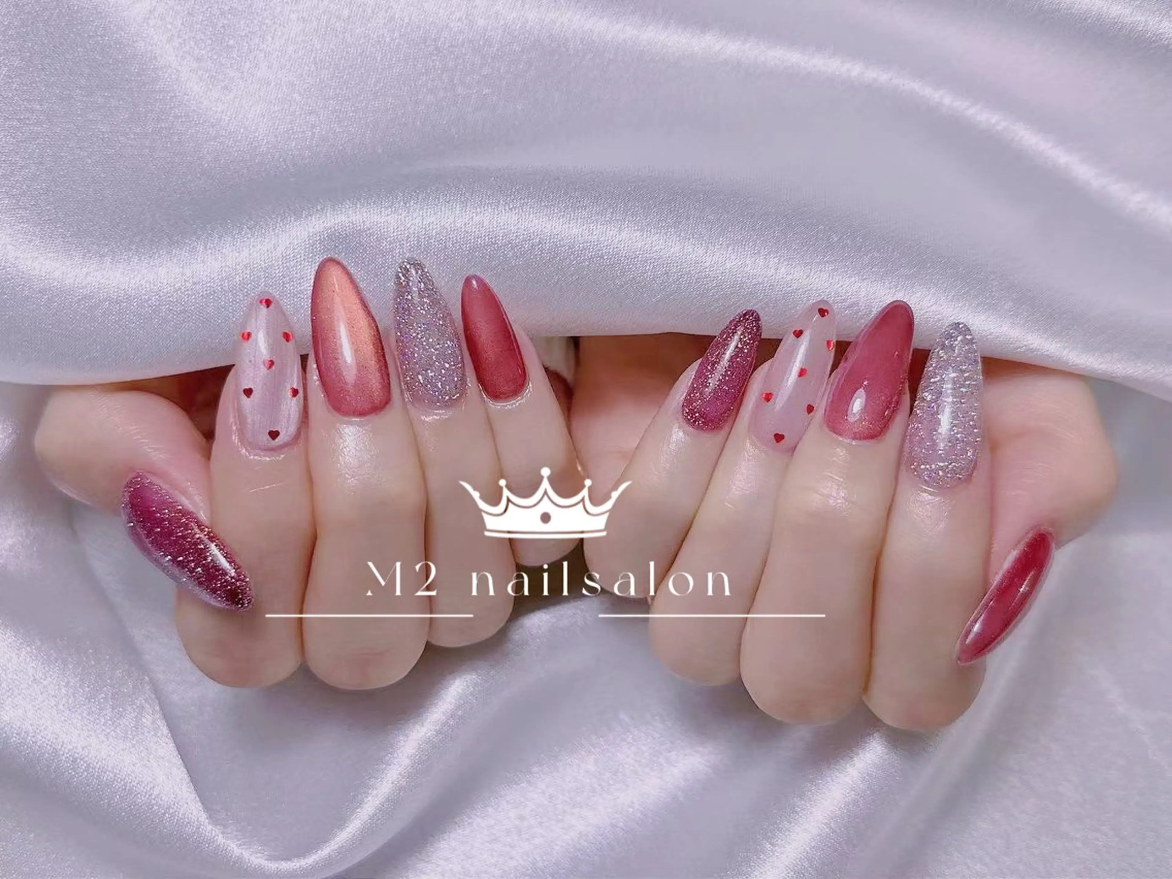 ネイル ハンドネイル 長さだし専門店 M2　rikaのネイルデザイン