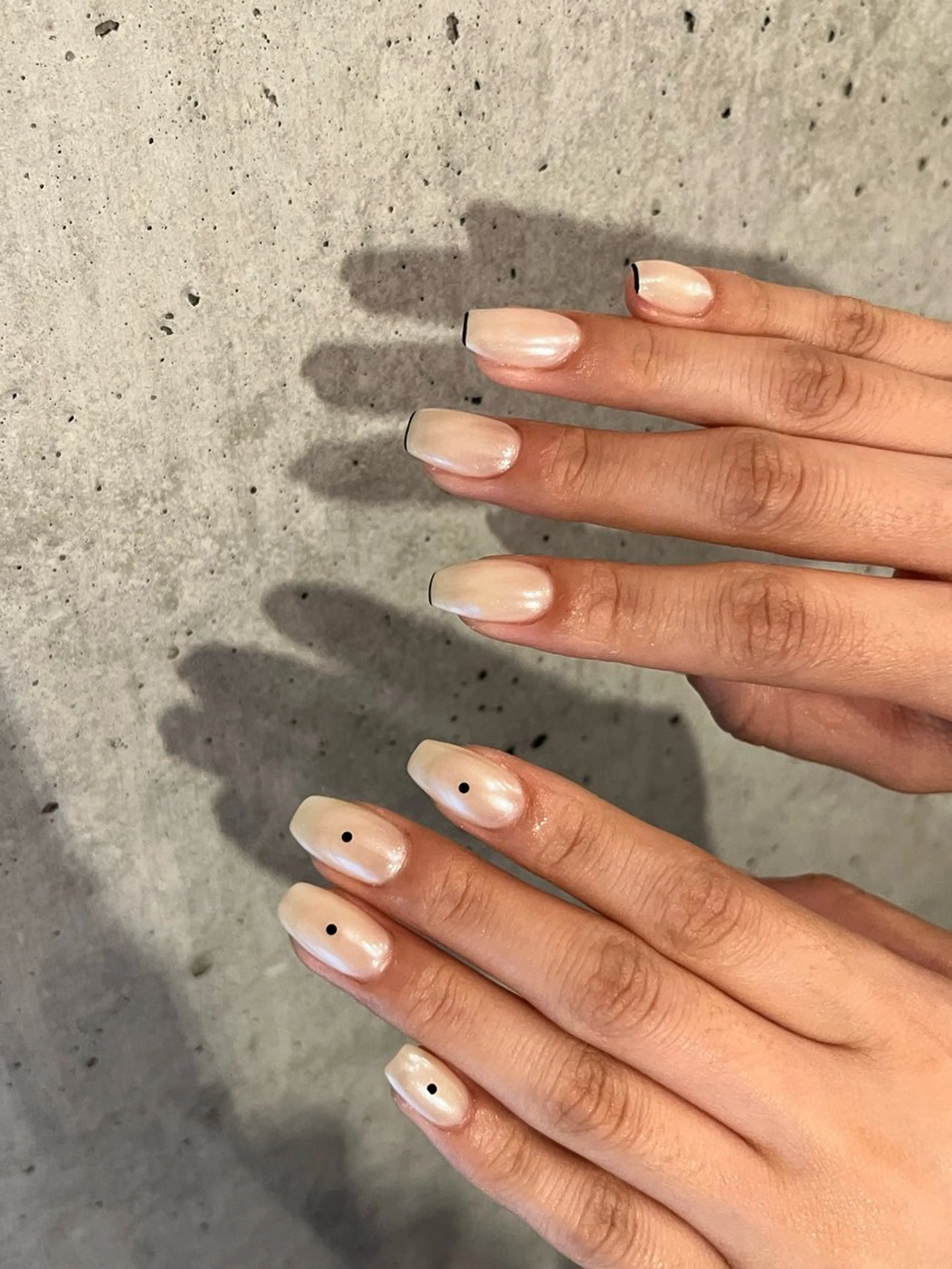 ネイル アートネイル ミラーネイル シンプルネイル ハンドネイル mitsuki / Manonのネイルデザイン