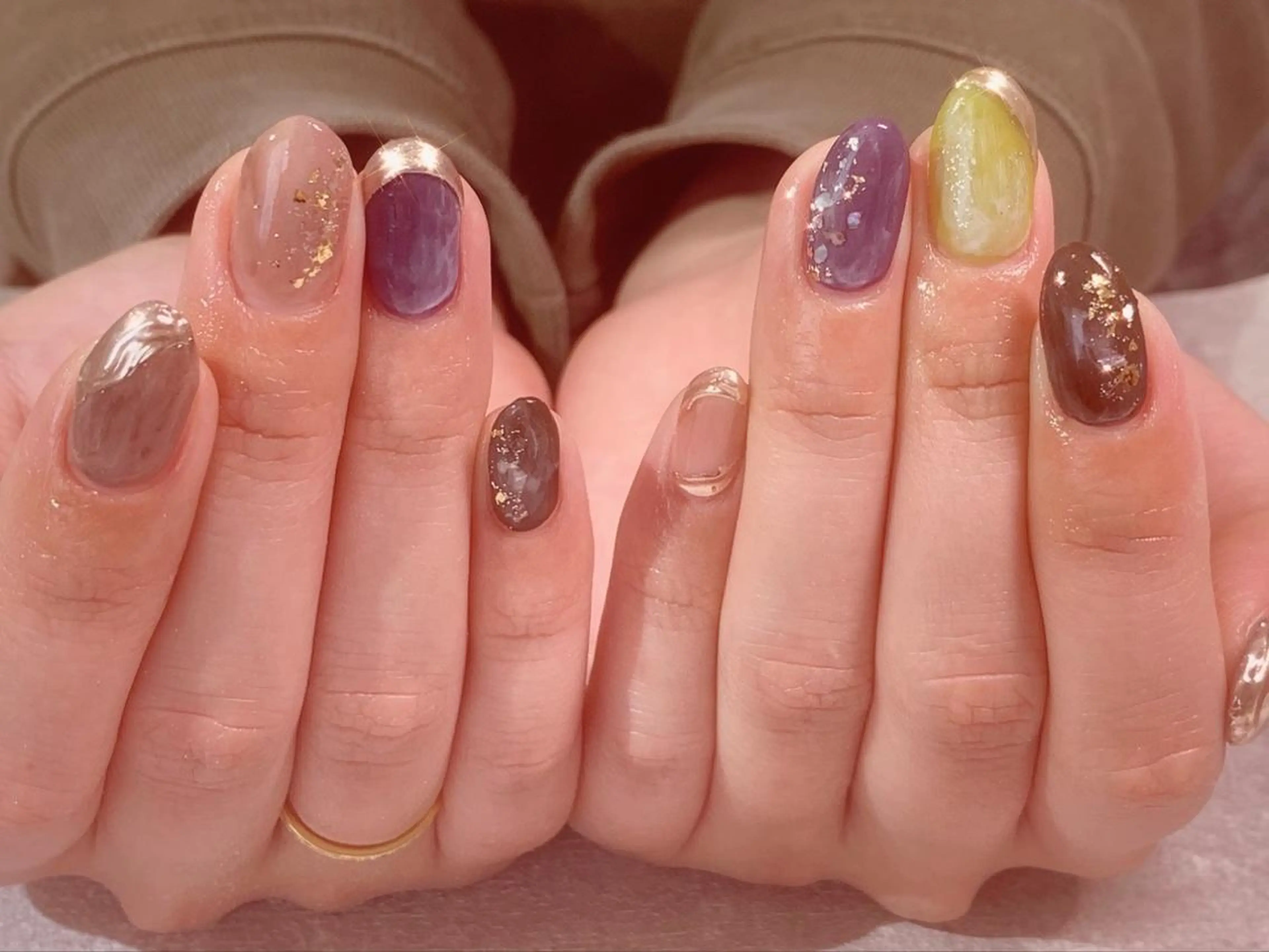 ネイル ニュアンスネイル ハンドネイル フットネイル GULLIG söt GULLIGのネイルデザイン