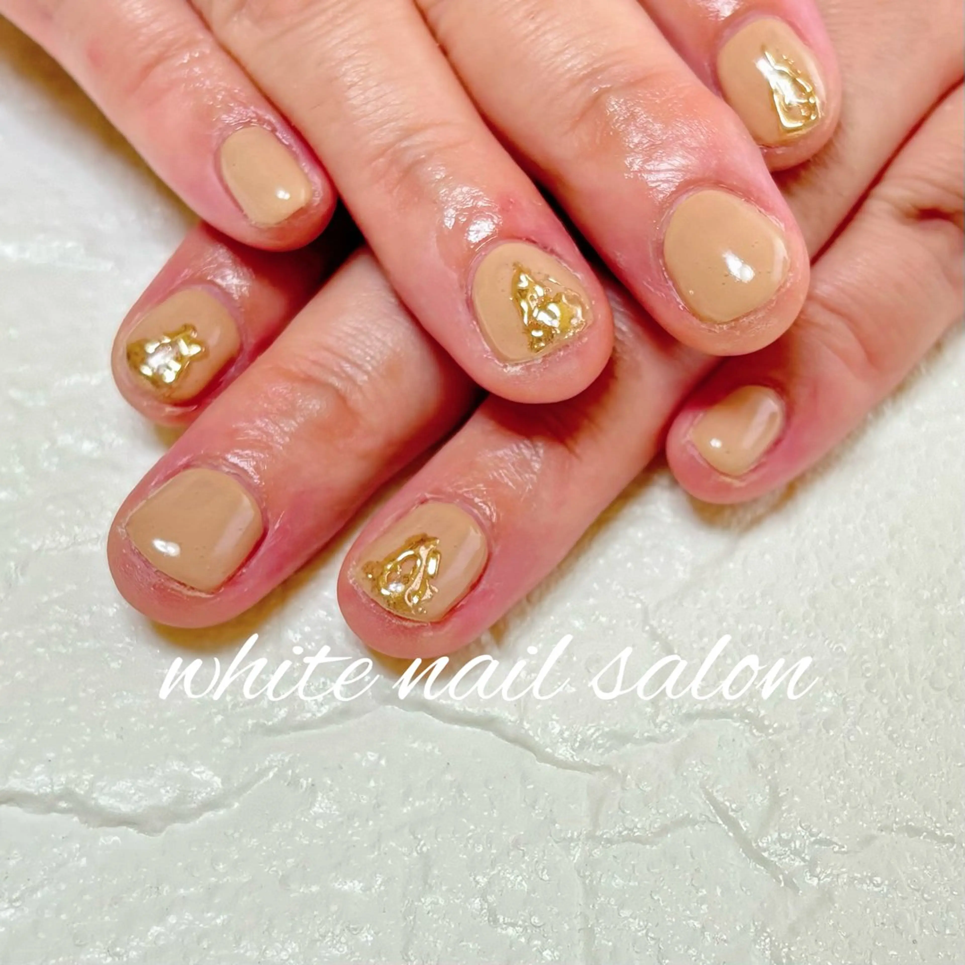 ネイル フットネイル 持ち込み ハンドネイル white nail salonのネイルデザイン