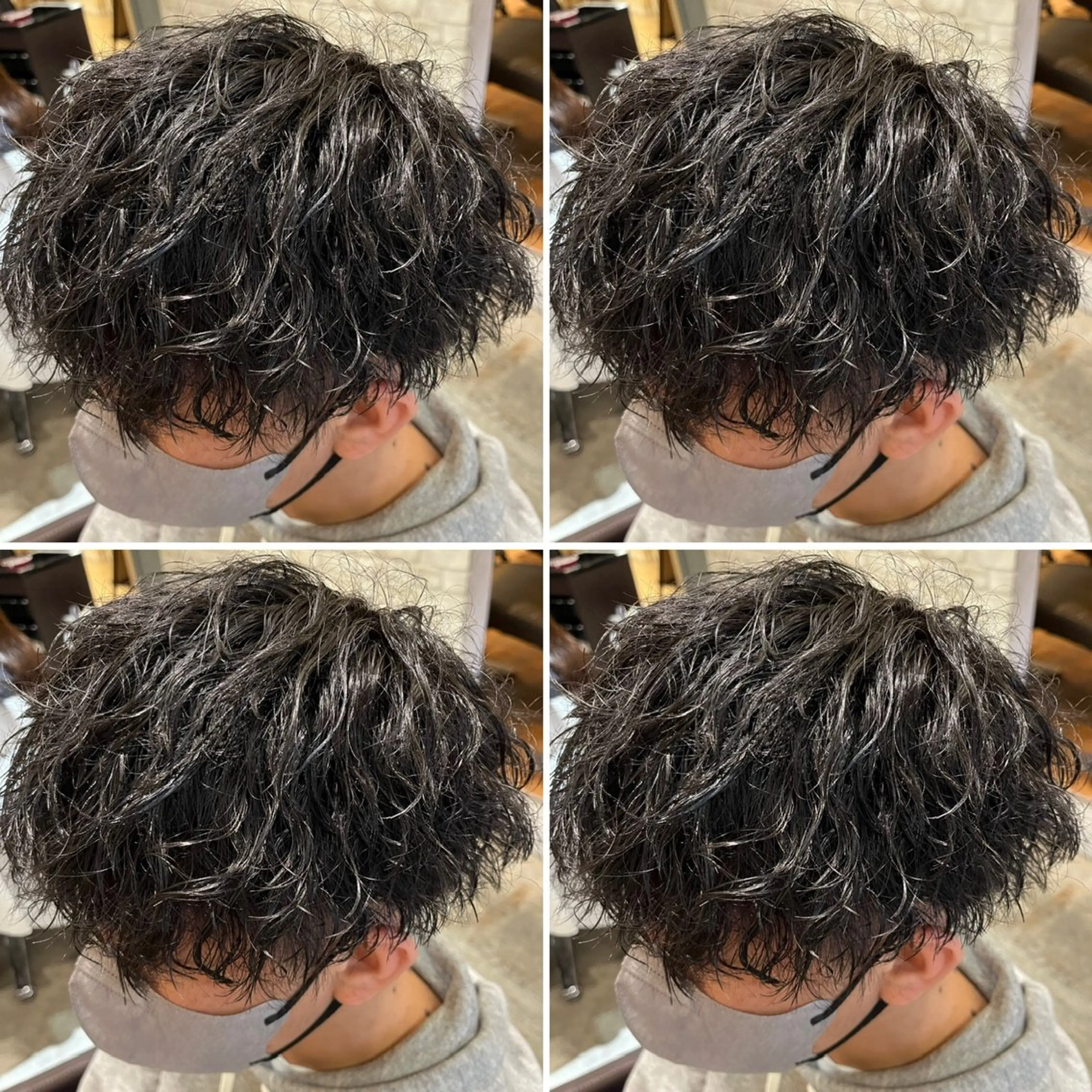 パーマ メンズ カット パーマ トリートメント ヘアセット 💈メンズパーマ特化 店長望月謙二郎💈のヘアスタイル
