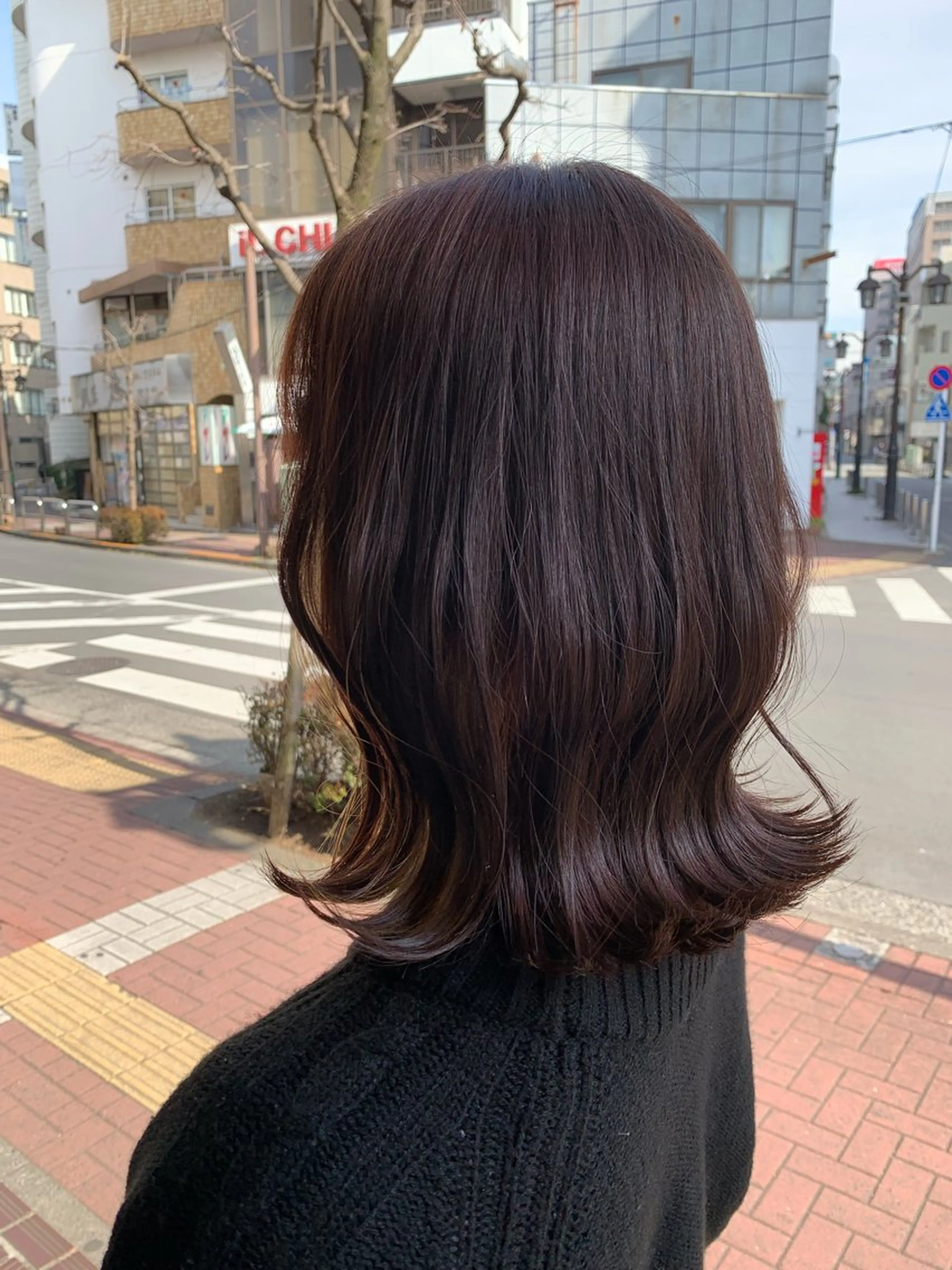 セミロング カット ヘアカラー 頭浸浴×似合わせ HolyGrailのヘアスタイル