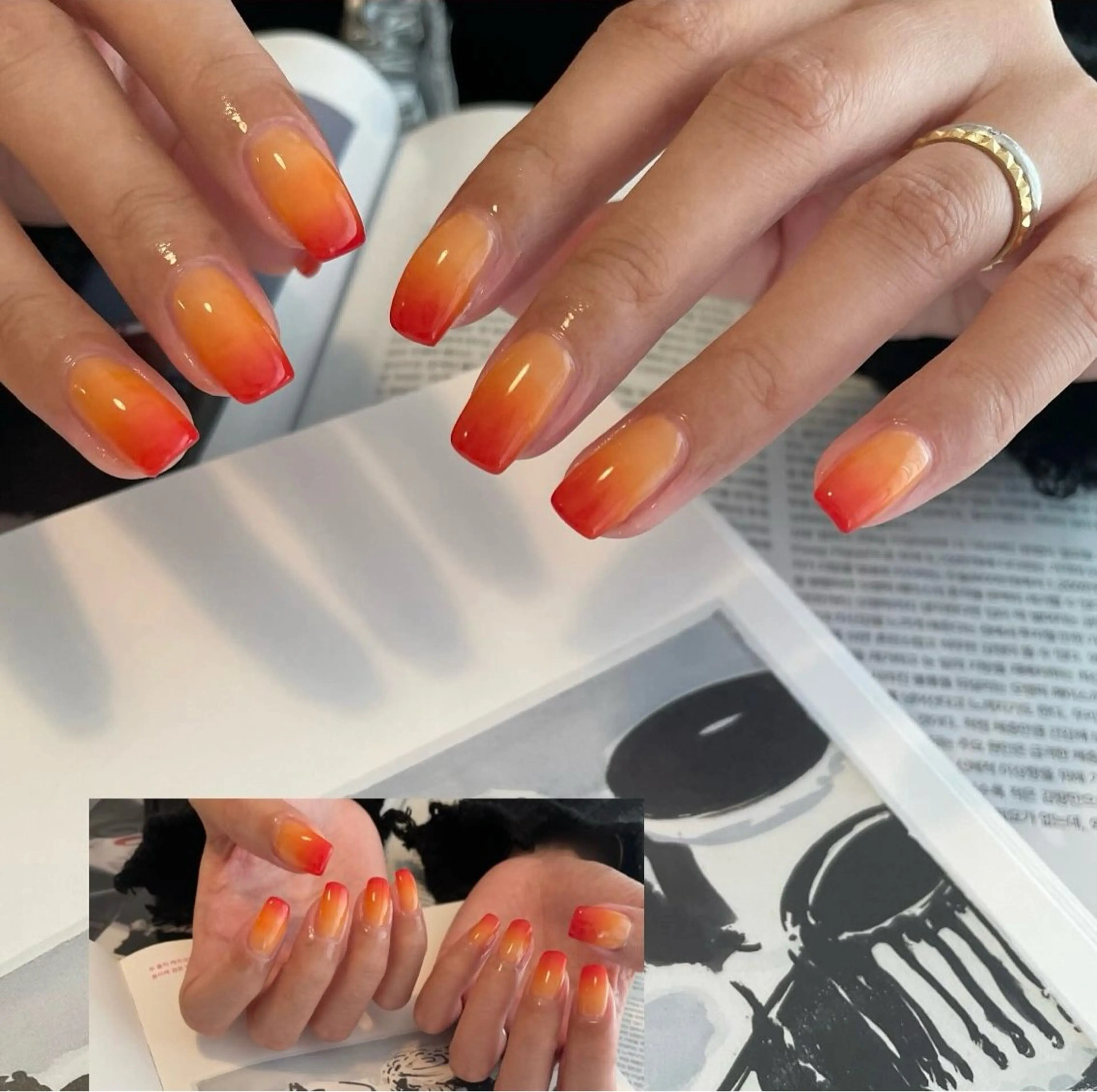 ご新規様10本ニュアンスアート(オフなし)の写真