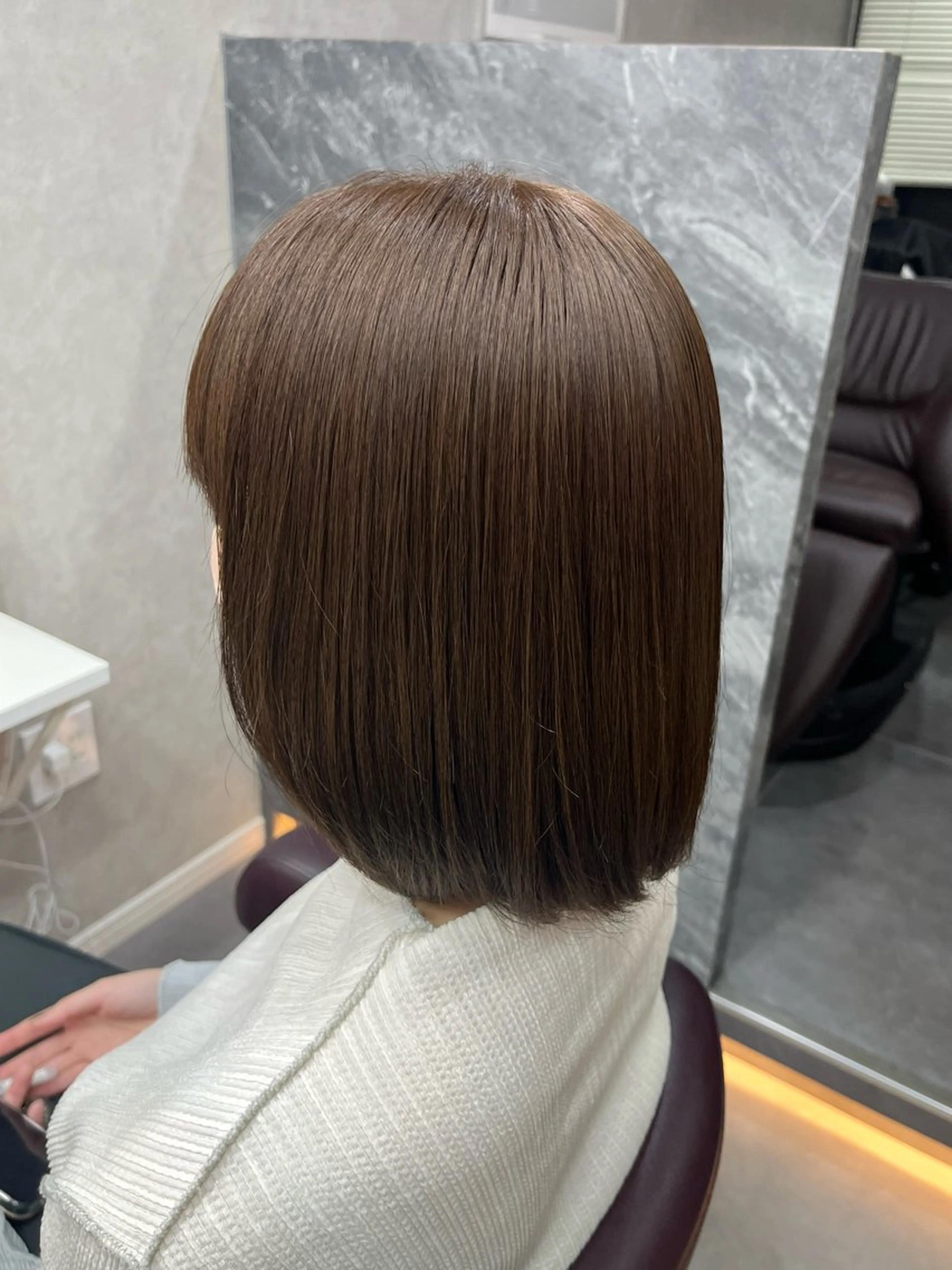 カラー ベージュカラー 透明感カラー オリーブベージュ ヘアカラー トリートメント 大森聖 Haney89のヘアスタイル