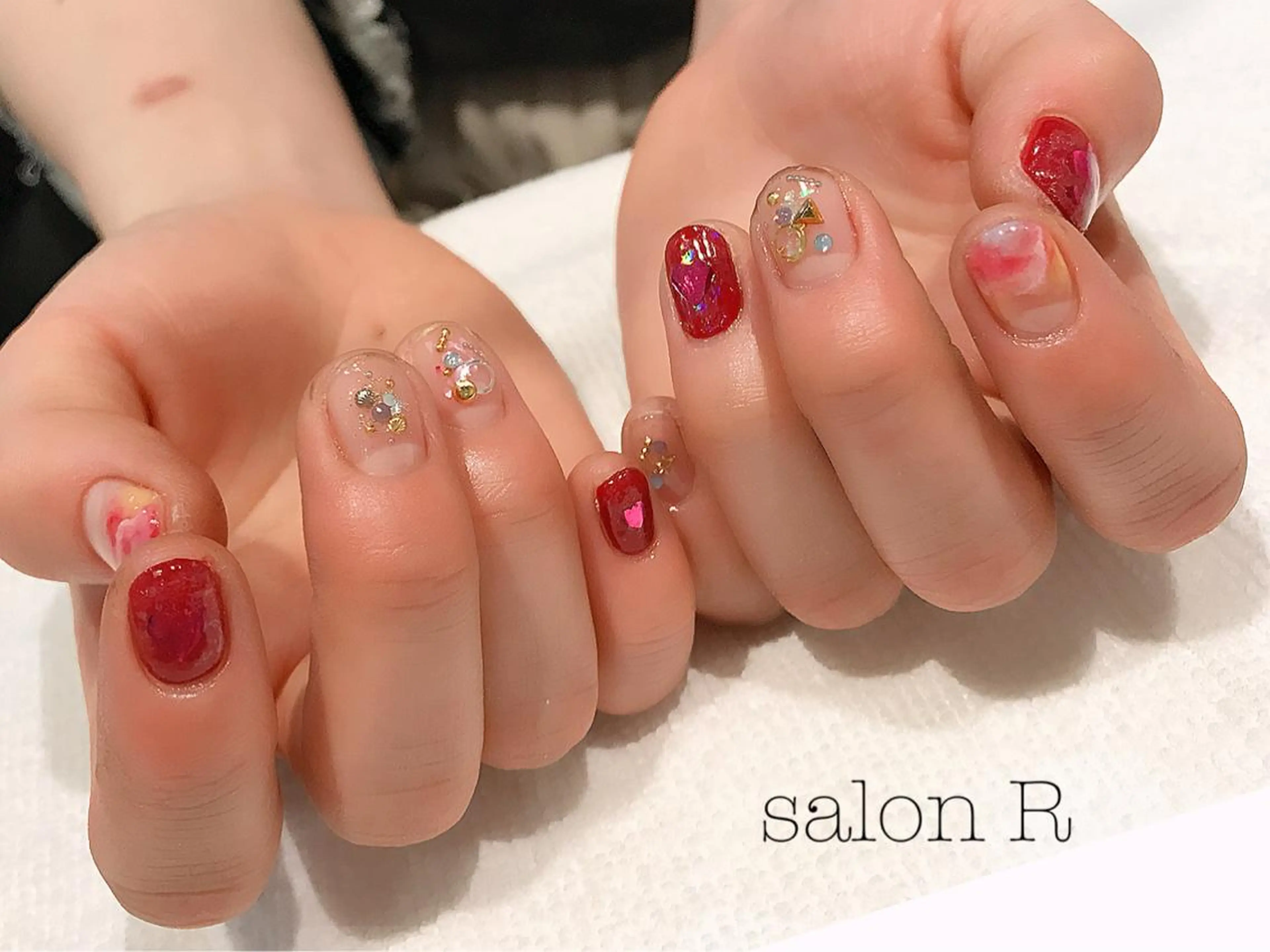 ネイル クリアネイル ニュアンスネイル NARUMI HYODOのネイルデザイン