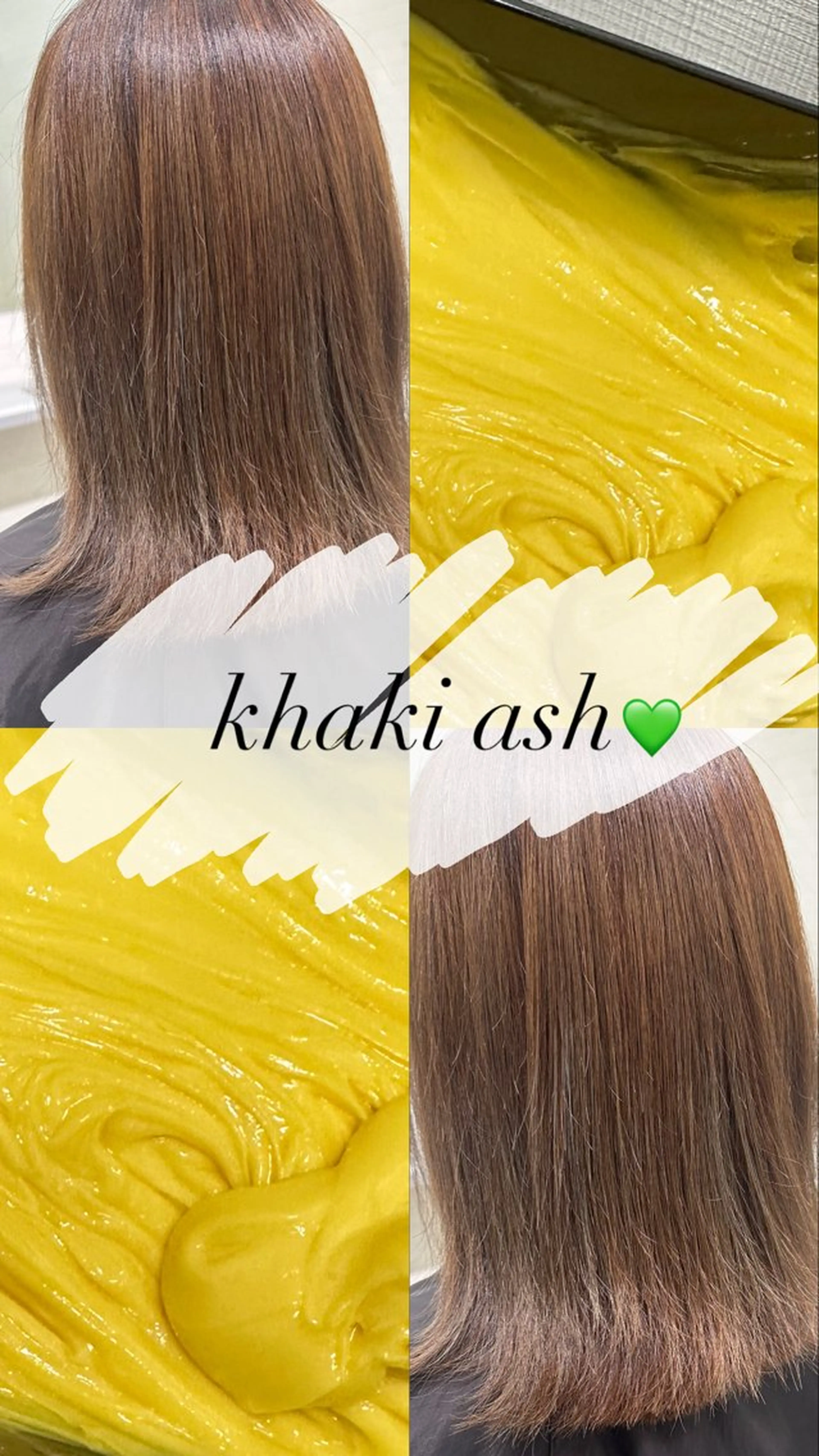 セミロング カット ヘアカラー トリートメント Number.タナカ 間々田髪質改善のヘアスタイル