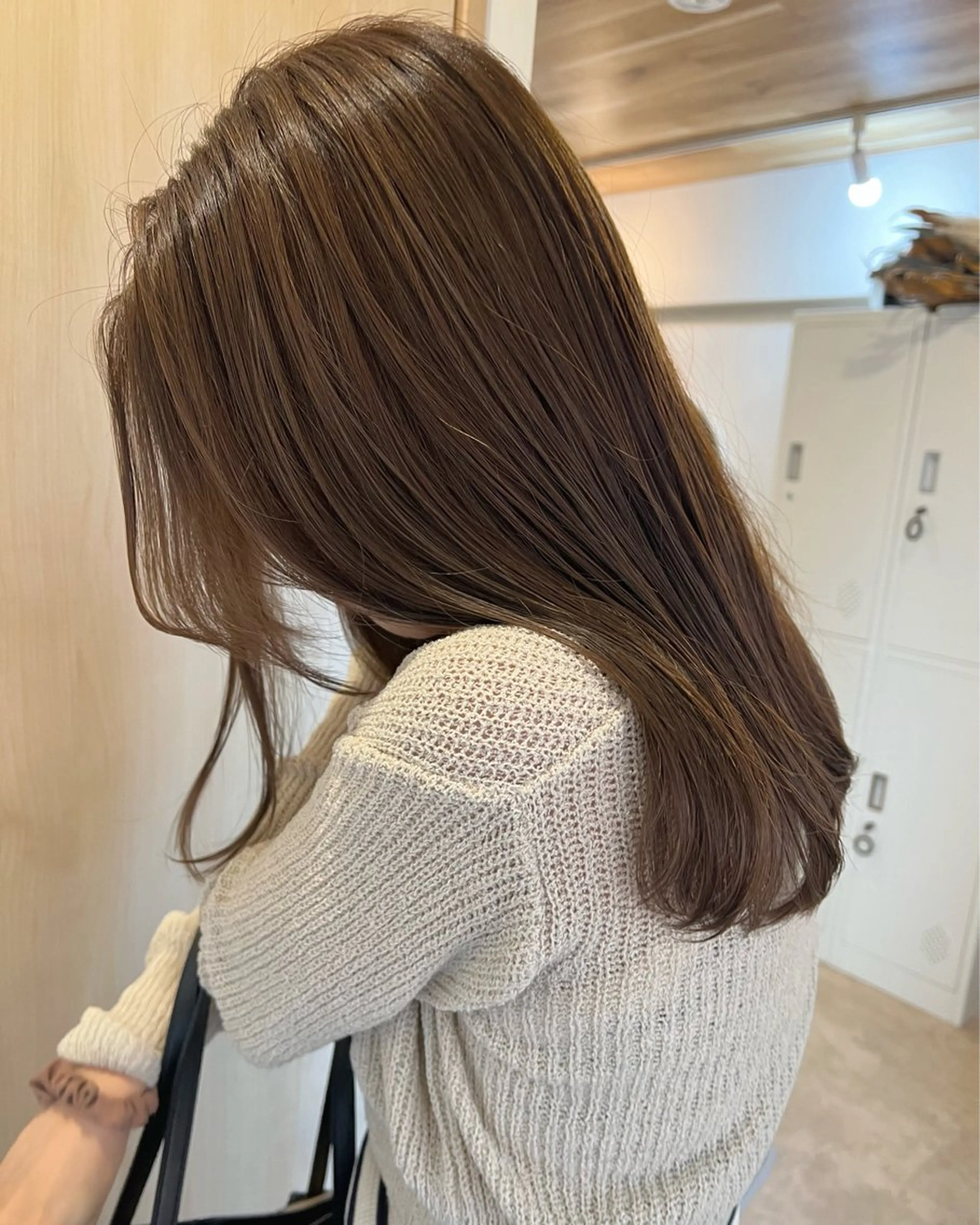セミロング カラー カット トリートメント トレンドと似合わせ/ マンツーマン/西上楓のヘアスタイル
