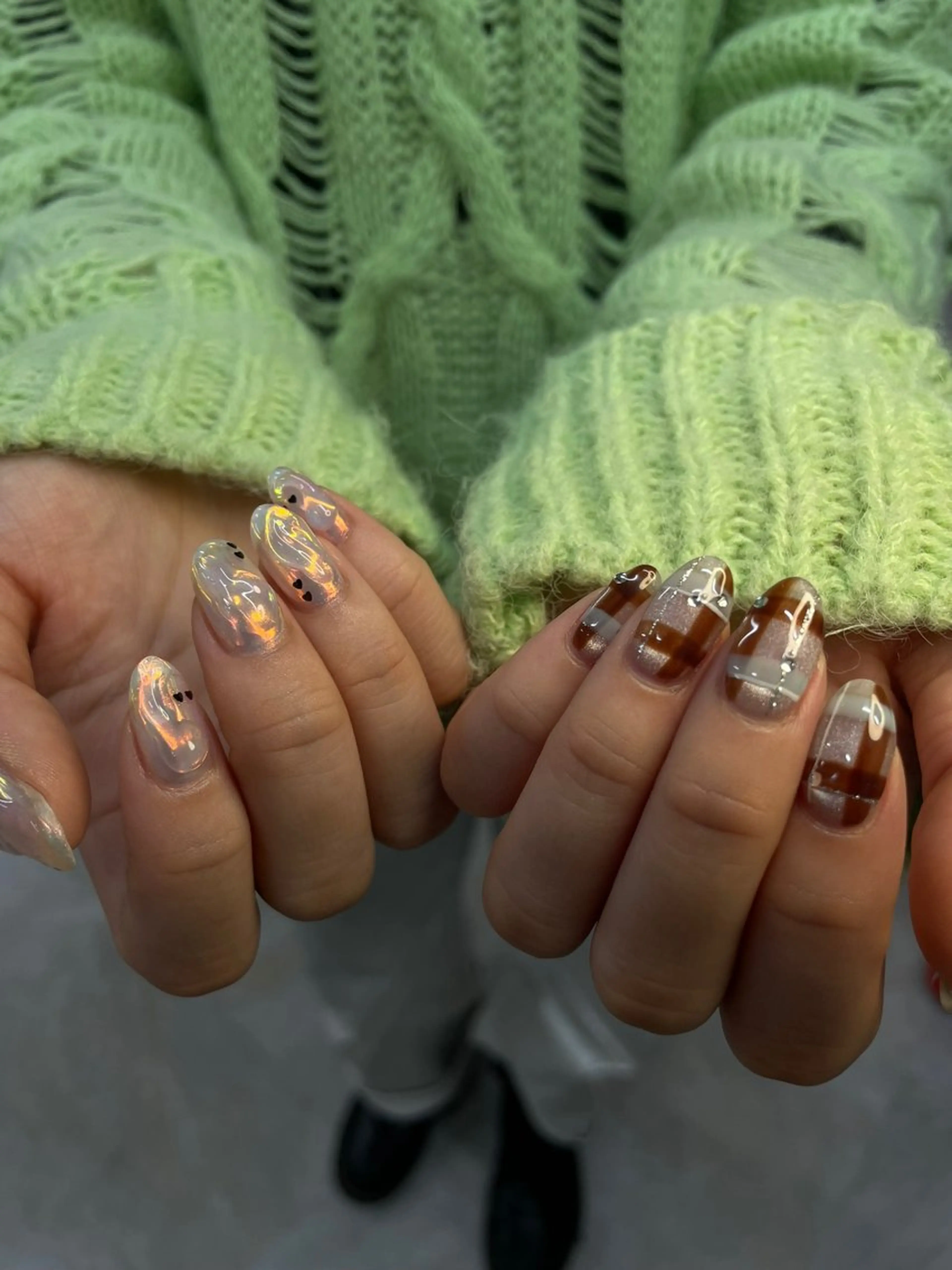 ネイル ハンドネイル ひめか🫁 推し概念・個性派のネイルデザイン