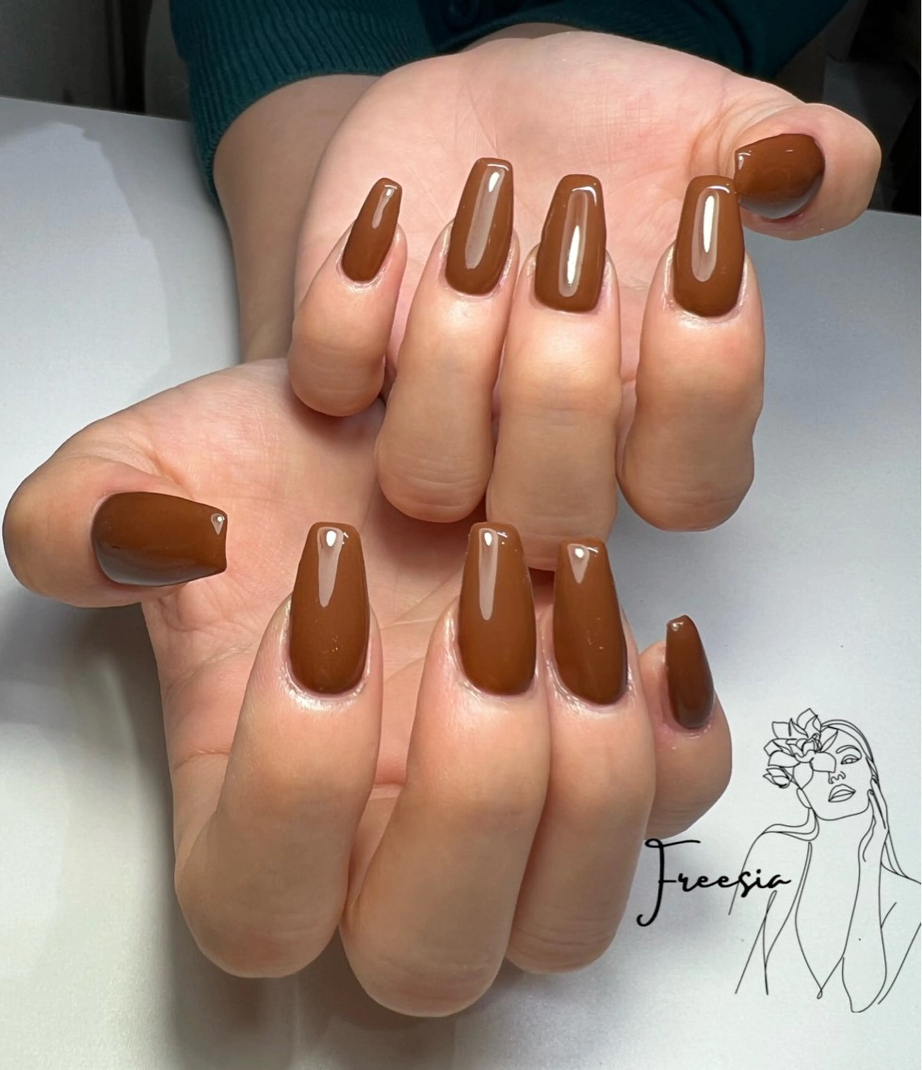 ネイル 長さ出し ワンカラーネイル hills nail /Asukaのネイルデザイン