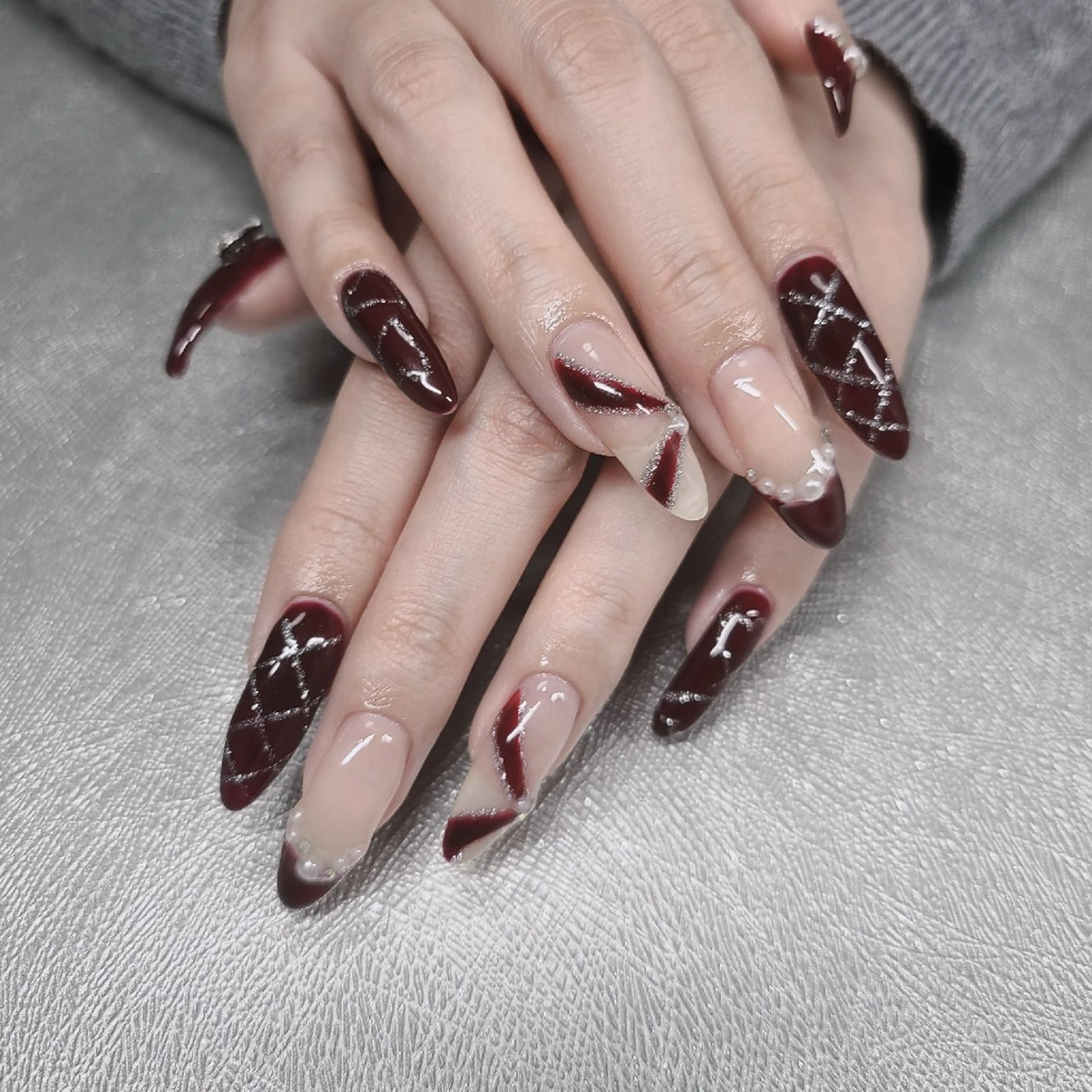 ネイル ロングネイル 持ち込み 52 nailのネイルデザイン