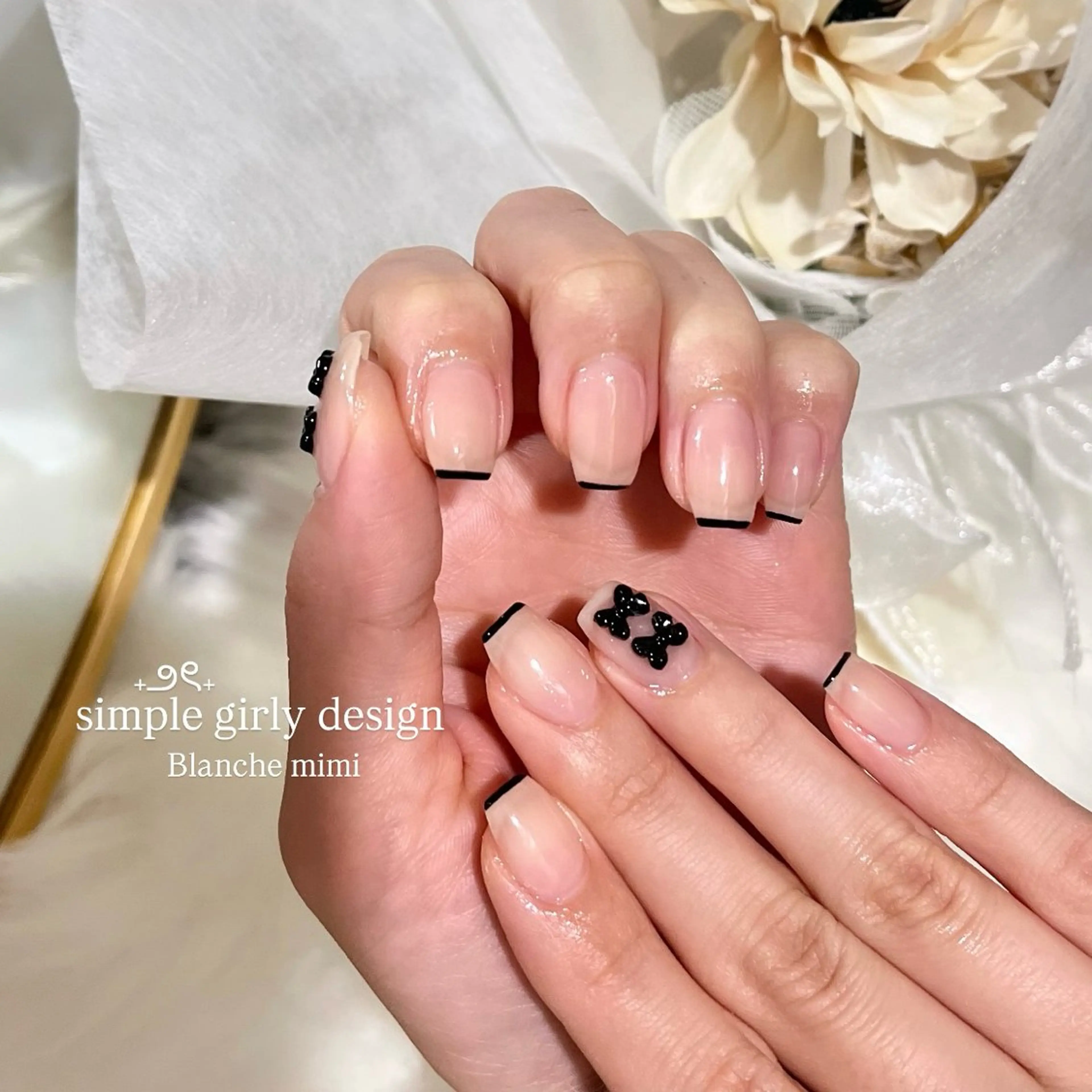 ネイル ハンドネイル Blanche mimi.u_aのネイルデザイン
