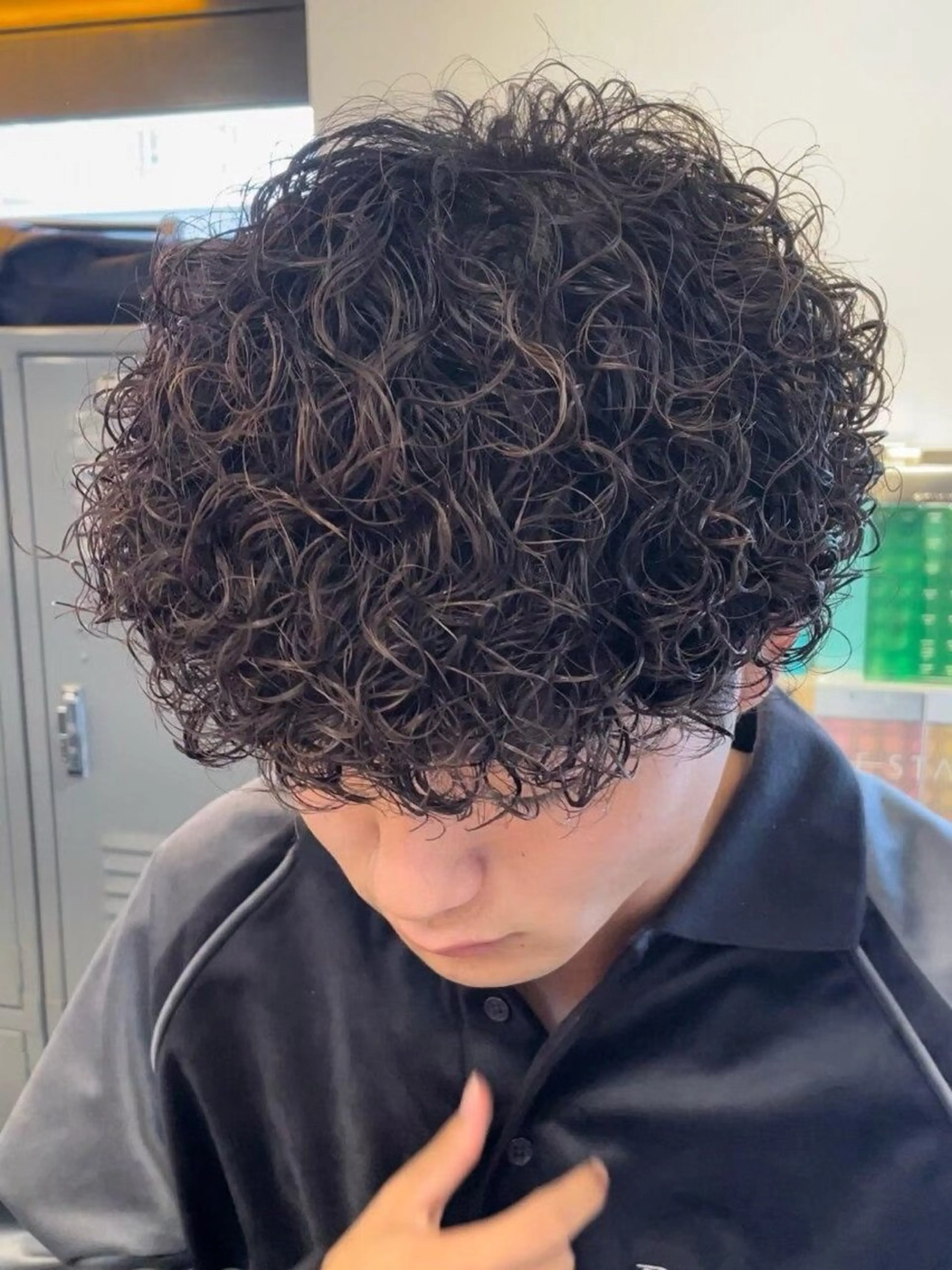 パーマ 原宿波巻きスパイラル パーマTOSHIのヘアスタイル