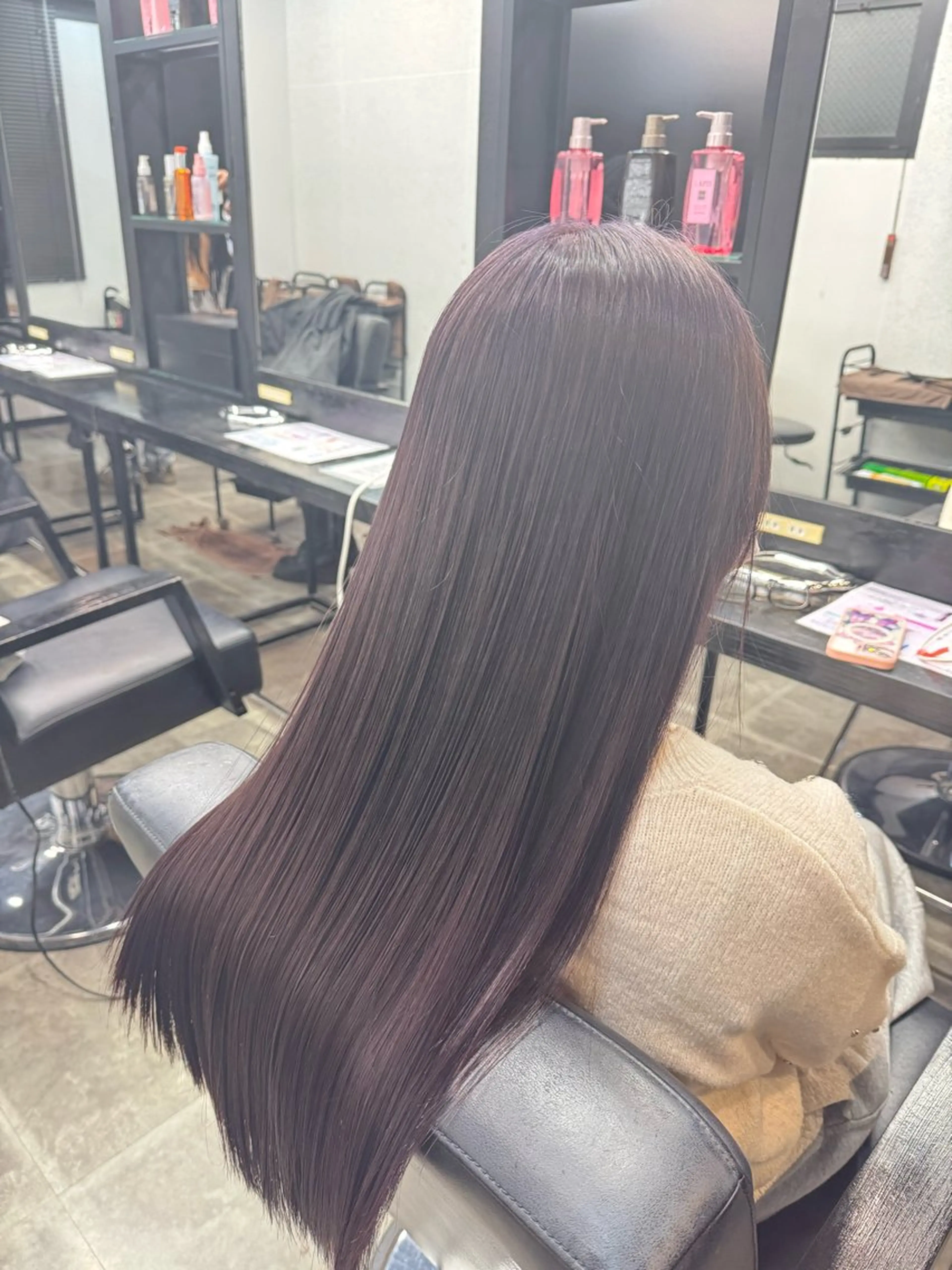 セミロング エクステ 吉川優勢/ ハイトーン/エクステのヘアスタイル