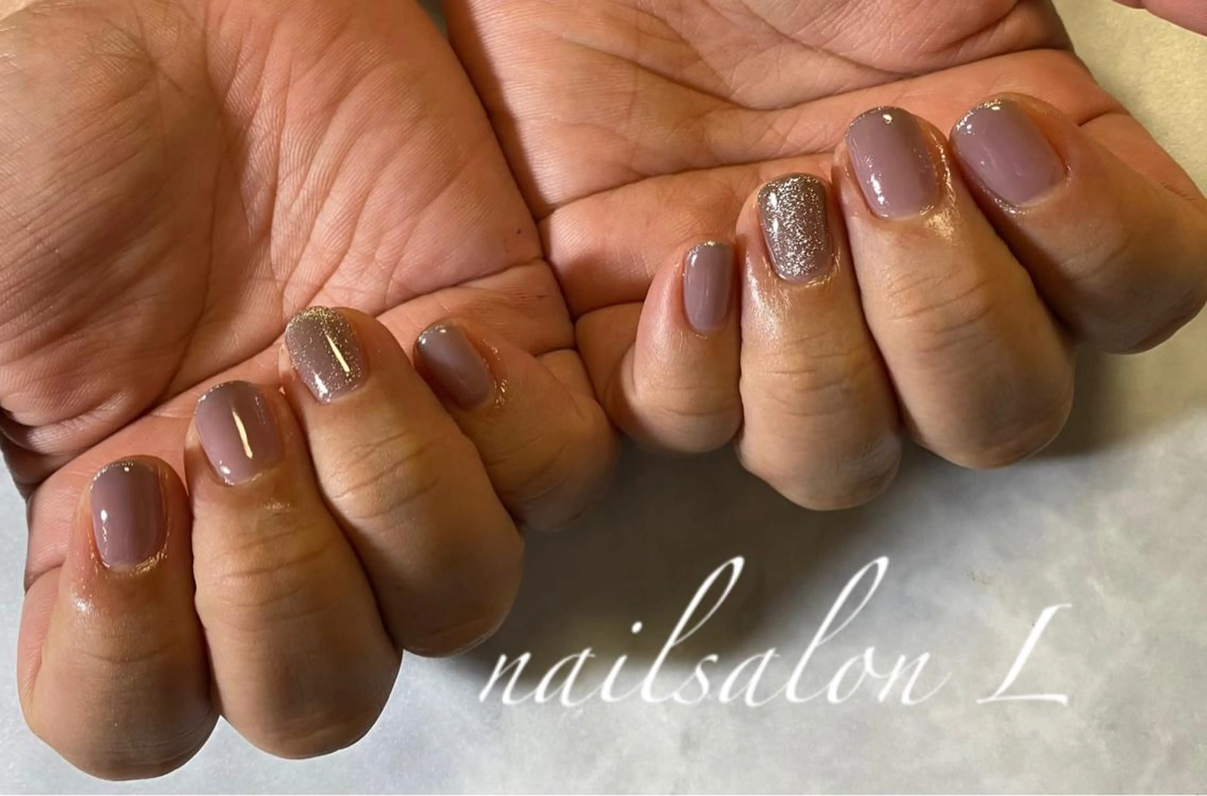 ネイル シンプルネイル NAILSALON Ｌのネイルデザイン