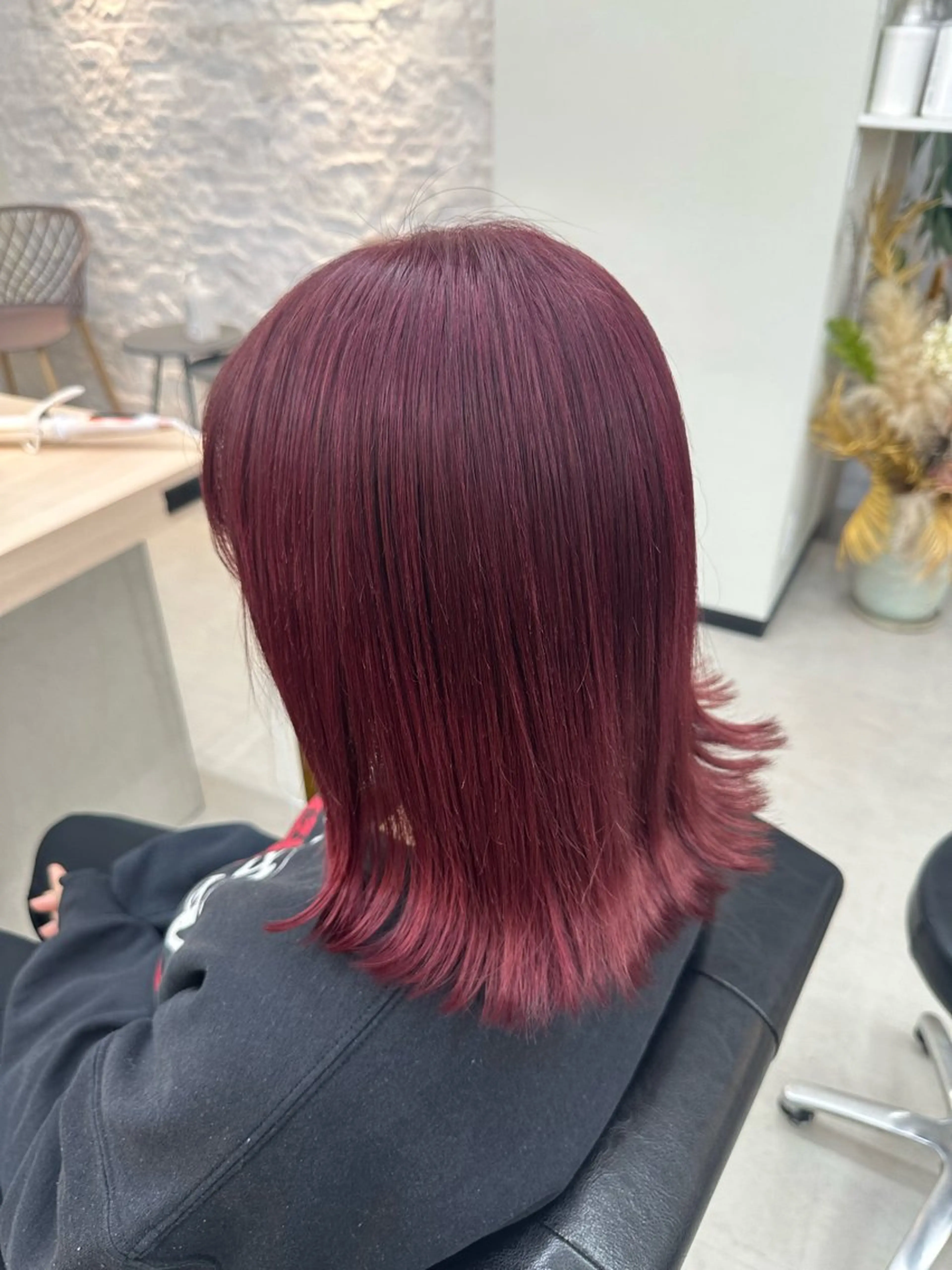 ミディアム カラー ヘアカラー トリートメント 𝐑𝐲𝐮𝐤𝐢 【店長】ALEAPのヘアスタイル