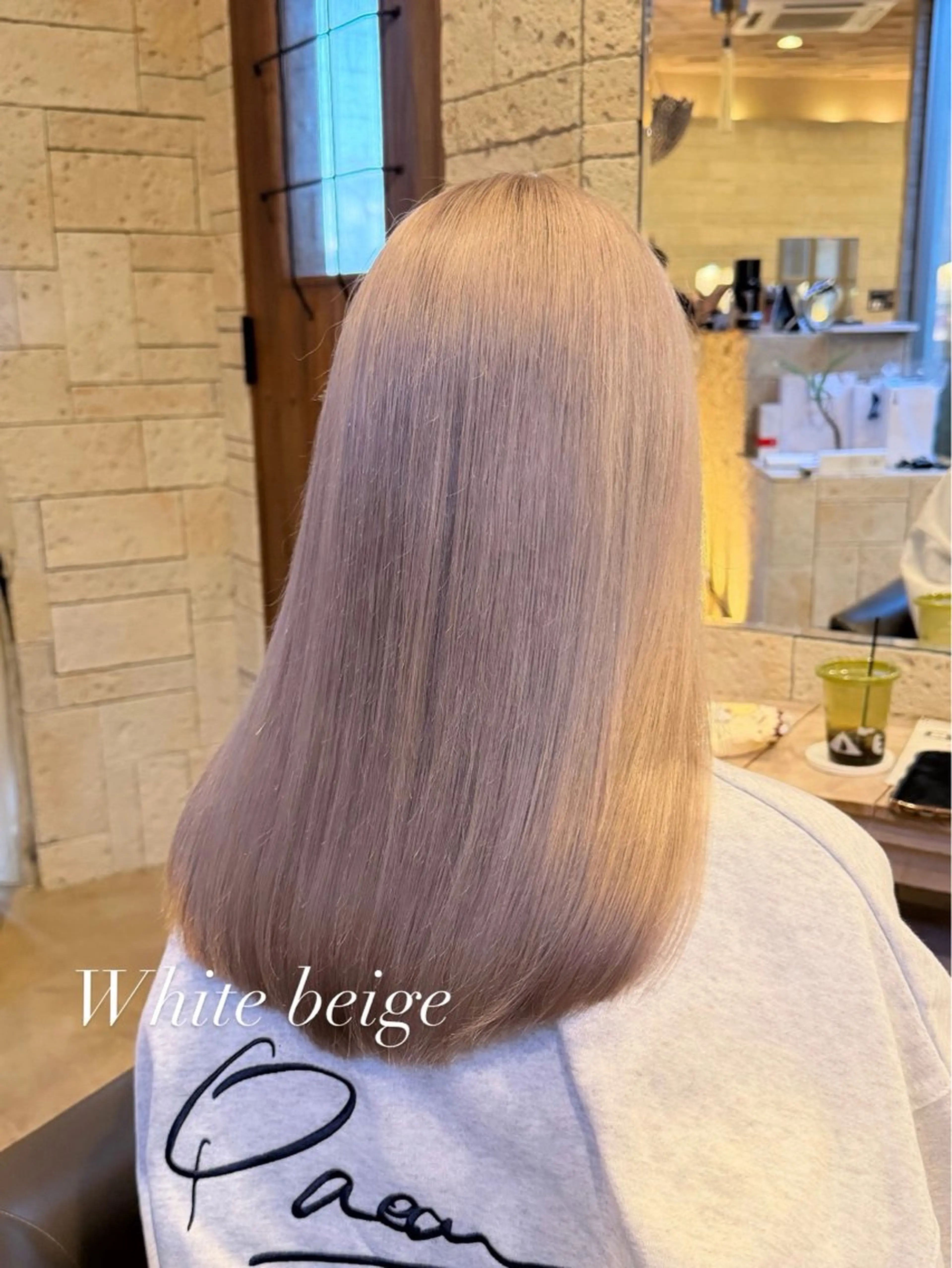 セミロング ヘアカラー トリートメント 木村 一葵のヘアスタイル