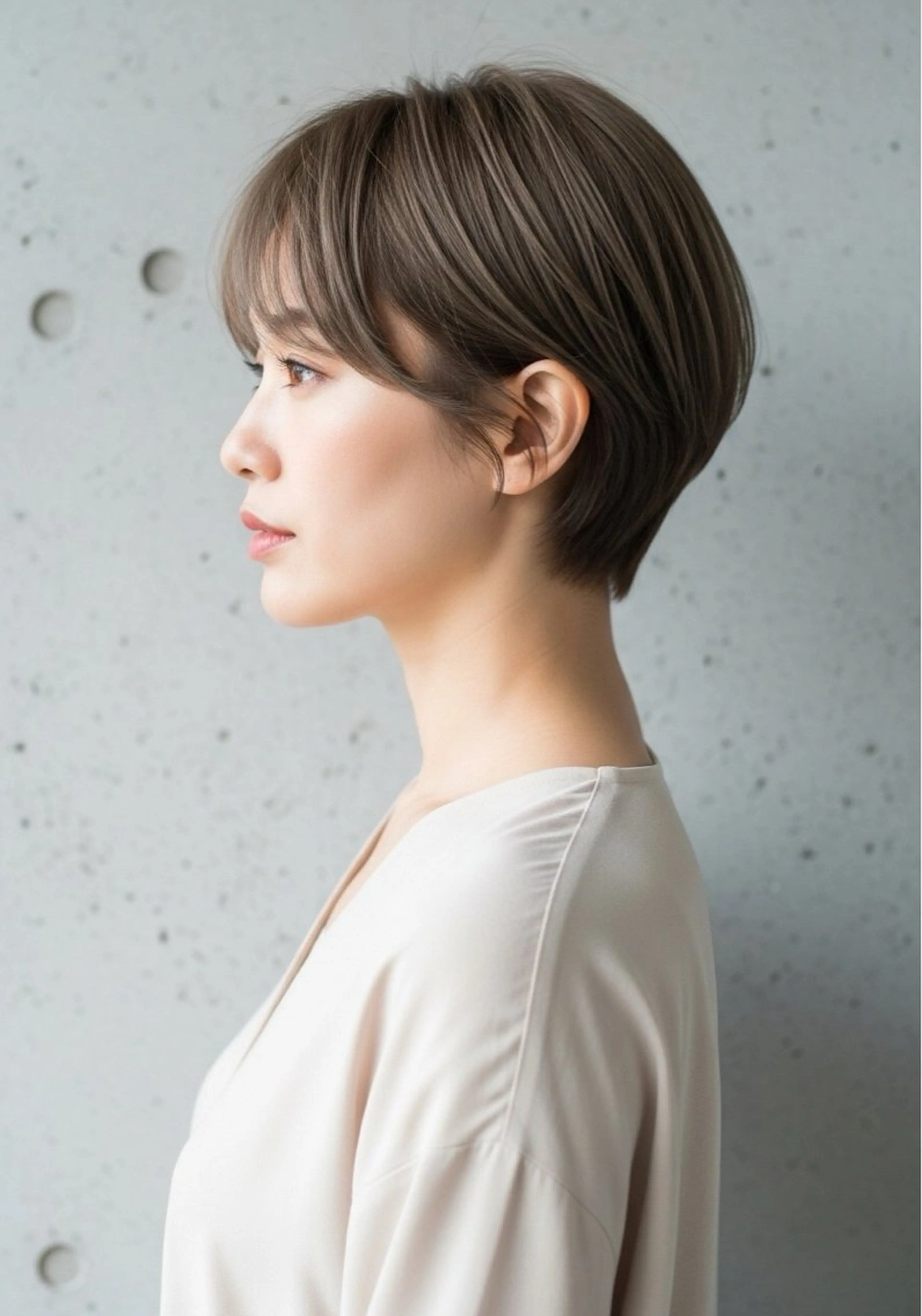 ショート とびまつ /ショート/脱白髪染のヘアスタイル