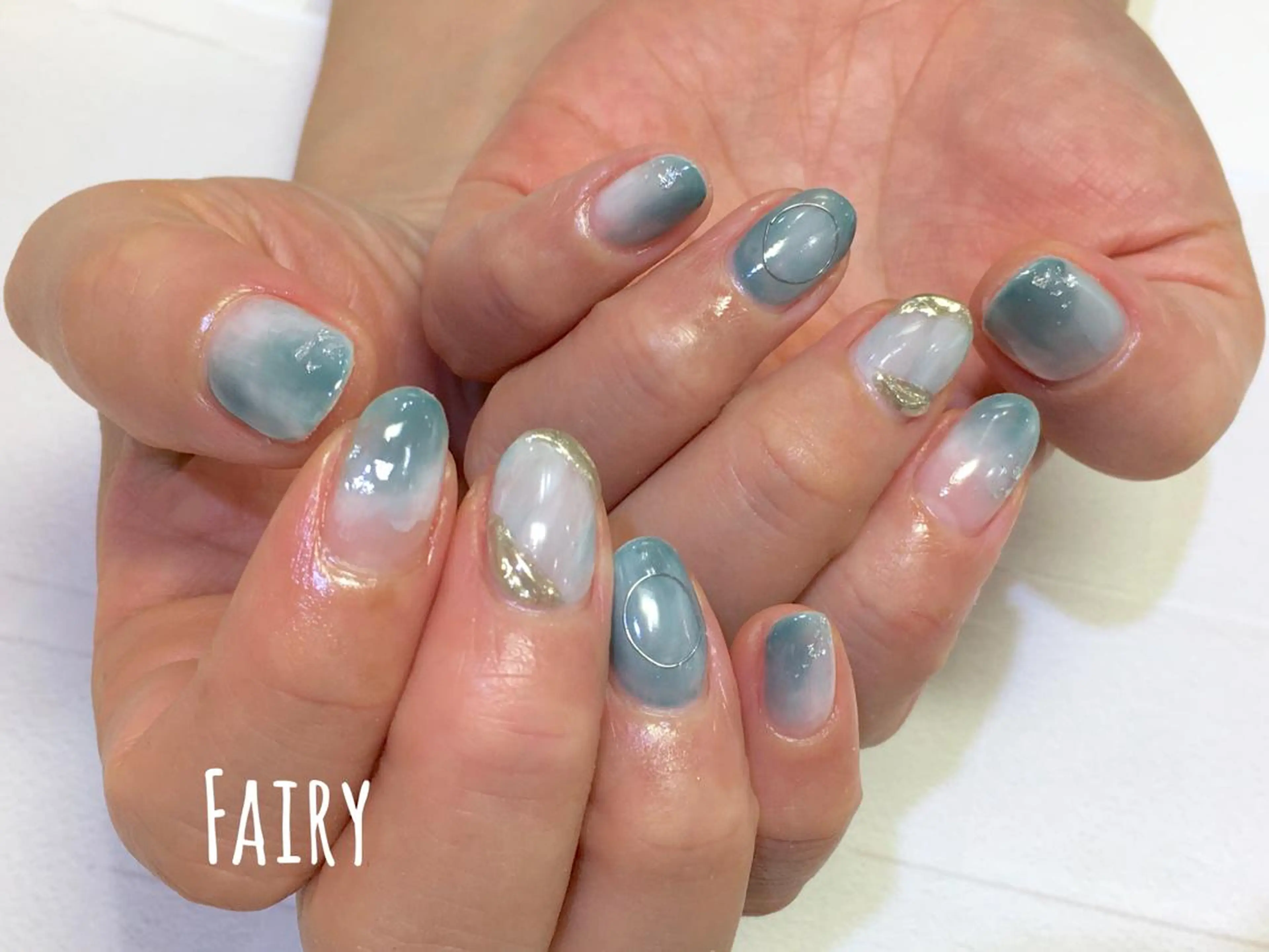 ネイル ニュアンスネイル 澤口 円佳のネイルデザイン