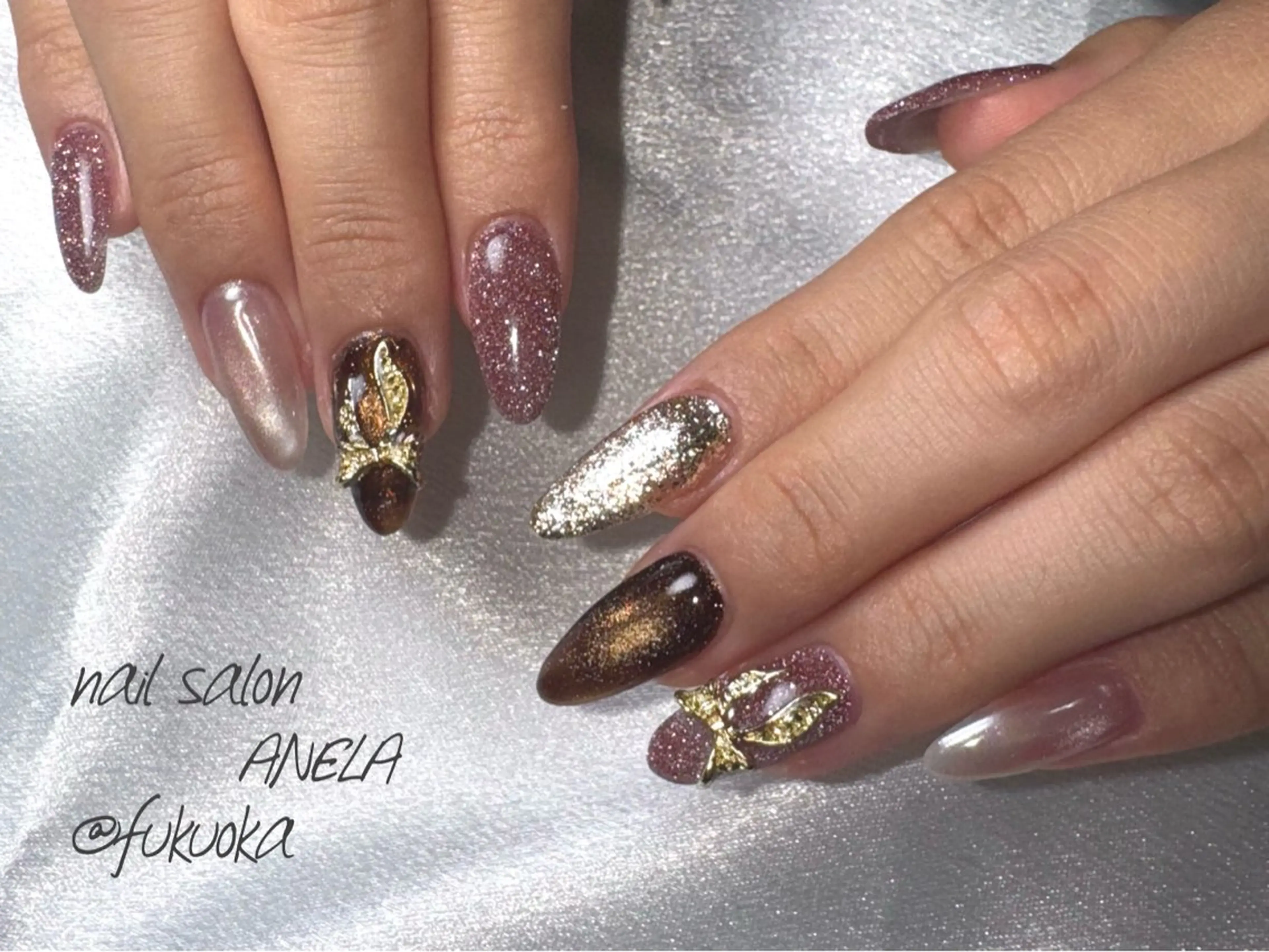 ネイル ハンドネイル フットネイル nail salon ANELA mayaのネイルデザイン