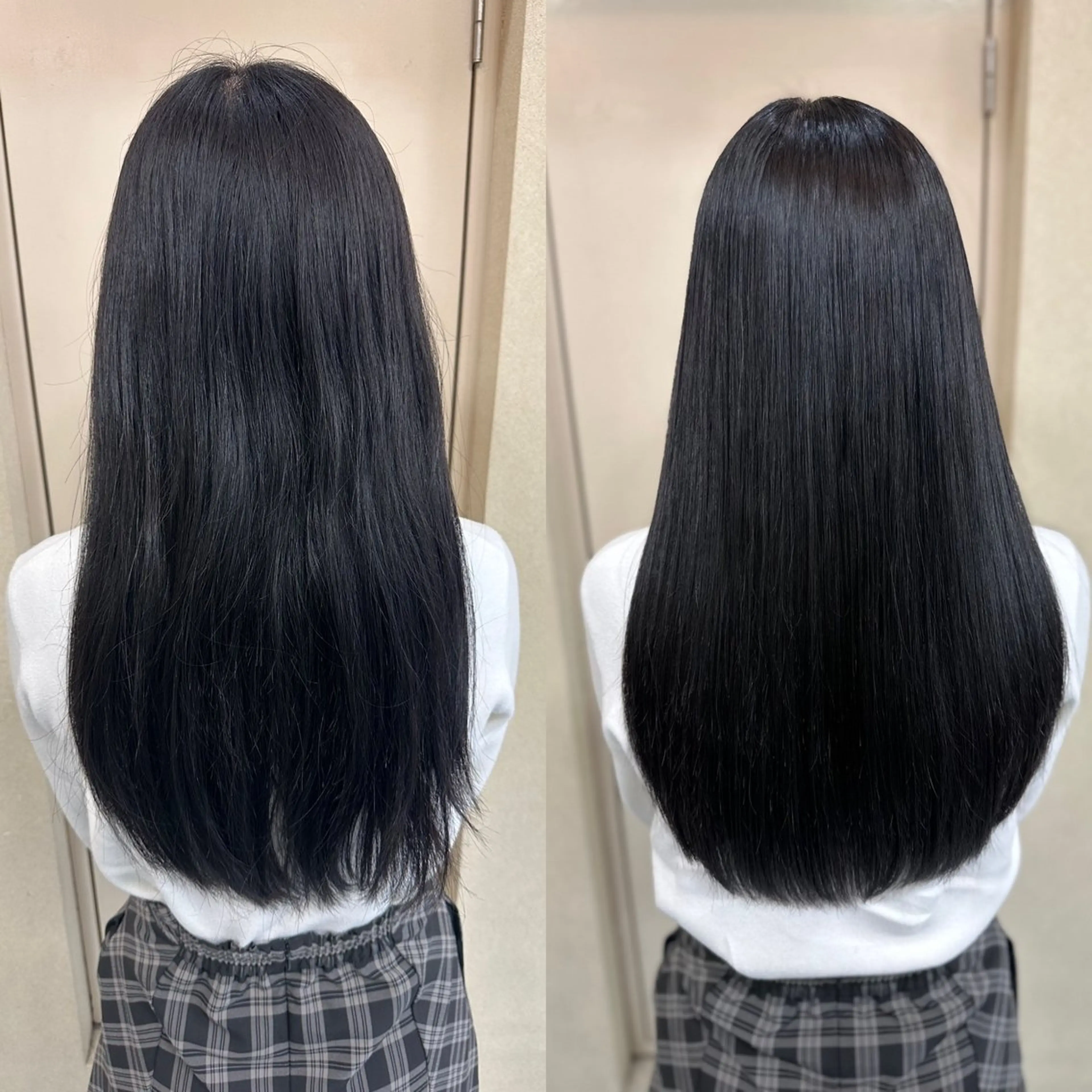 ロング パーマ 縮毛矯正 カット 縮毛矯正 トリートメント 髪質改善/縮毛矯正 /レイヤー岡部のヘアスタイル