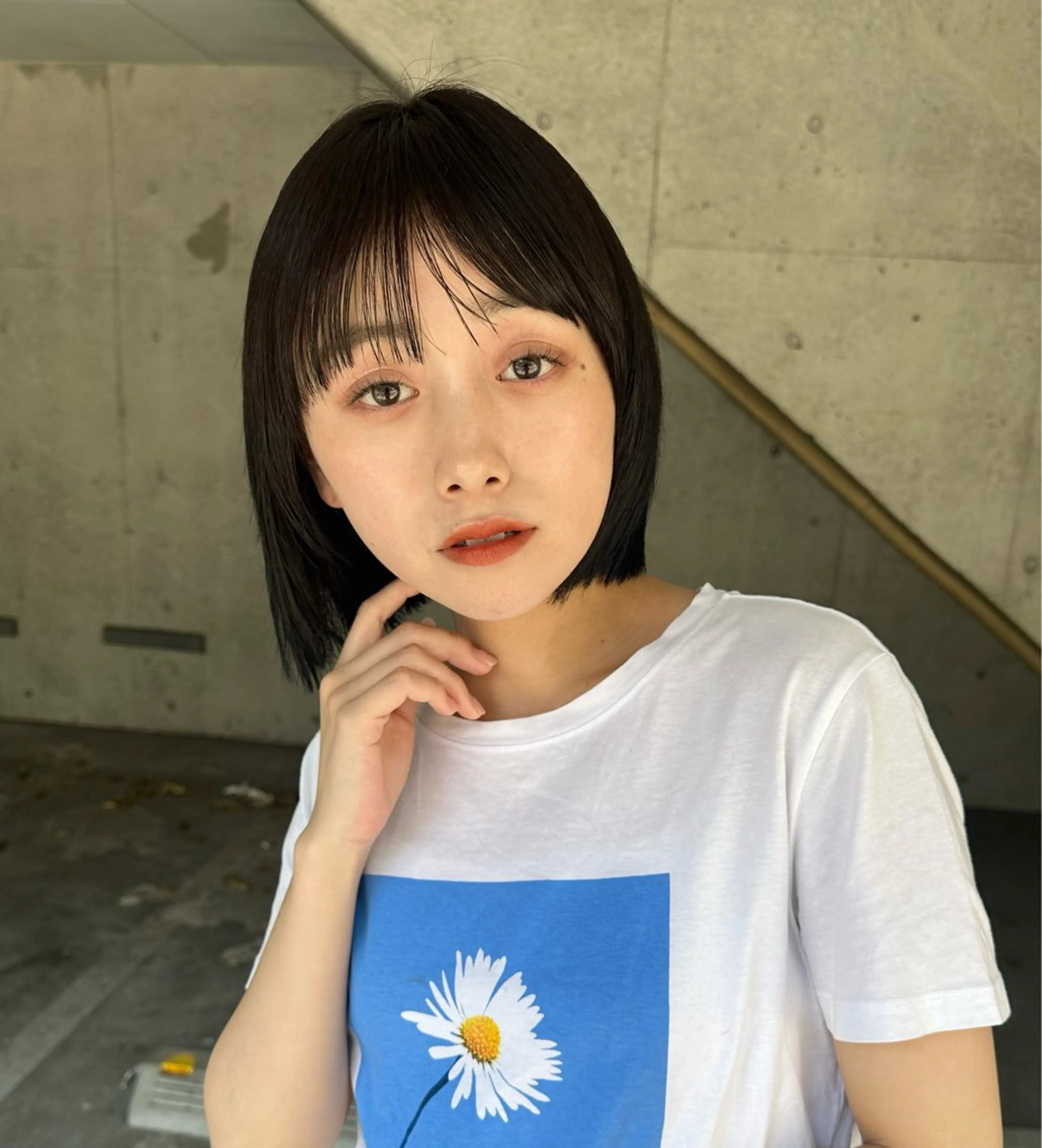 ショート ボブ ❤️アヤカ Wカラー ボブ レイヤー❤️のヘアスタイル