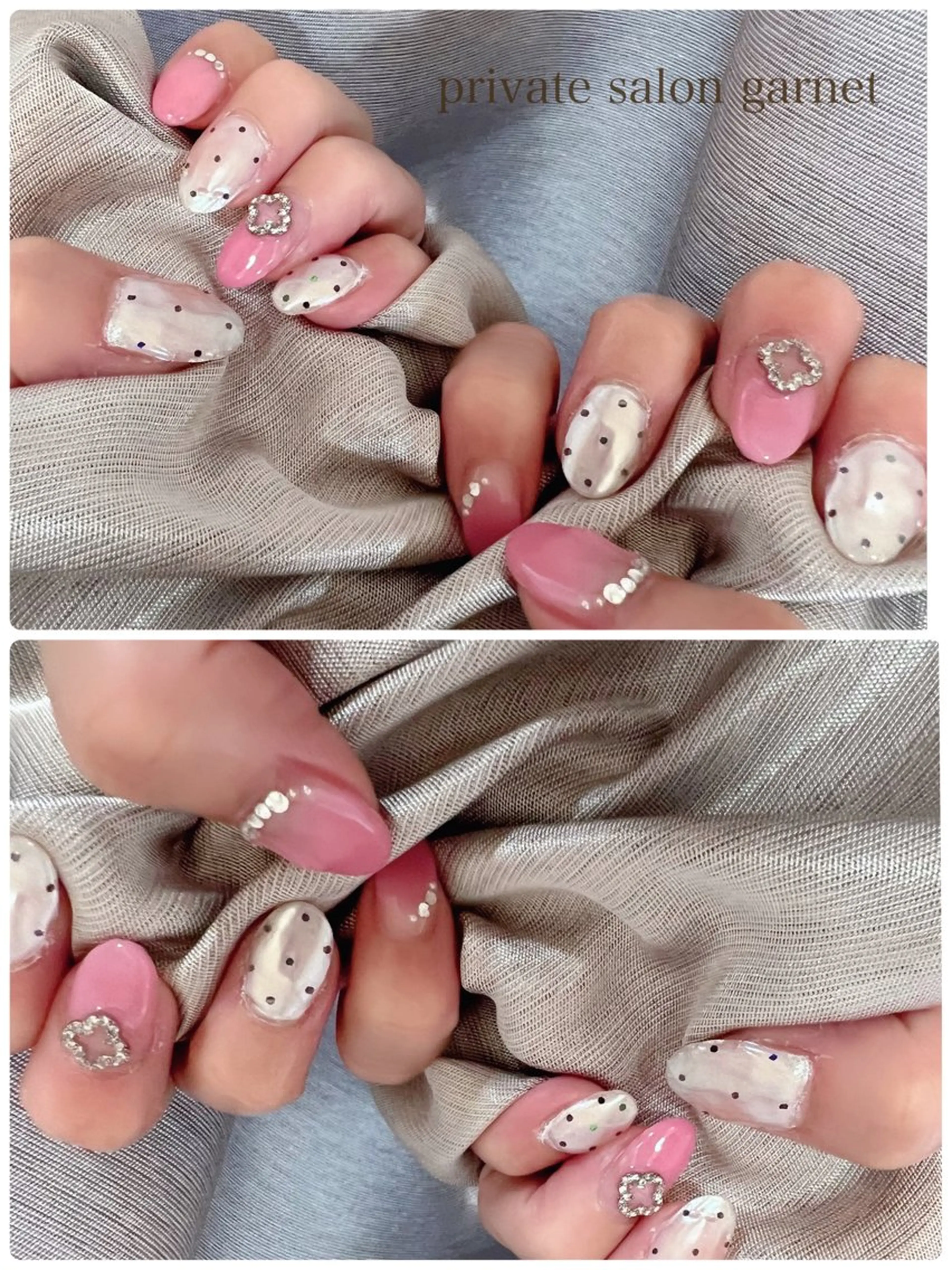 ネイル ガーリー ワンホンネイル Garnet nailのネイルデザイン