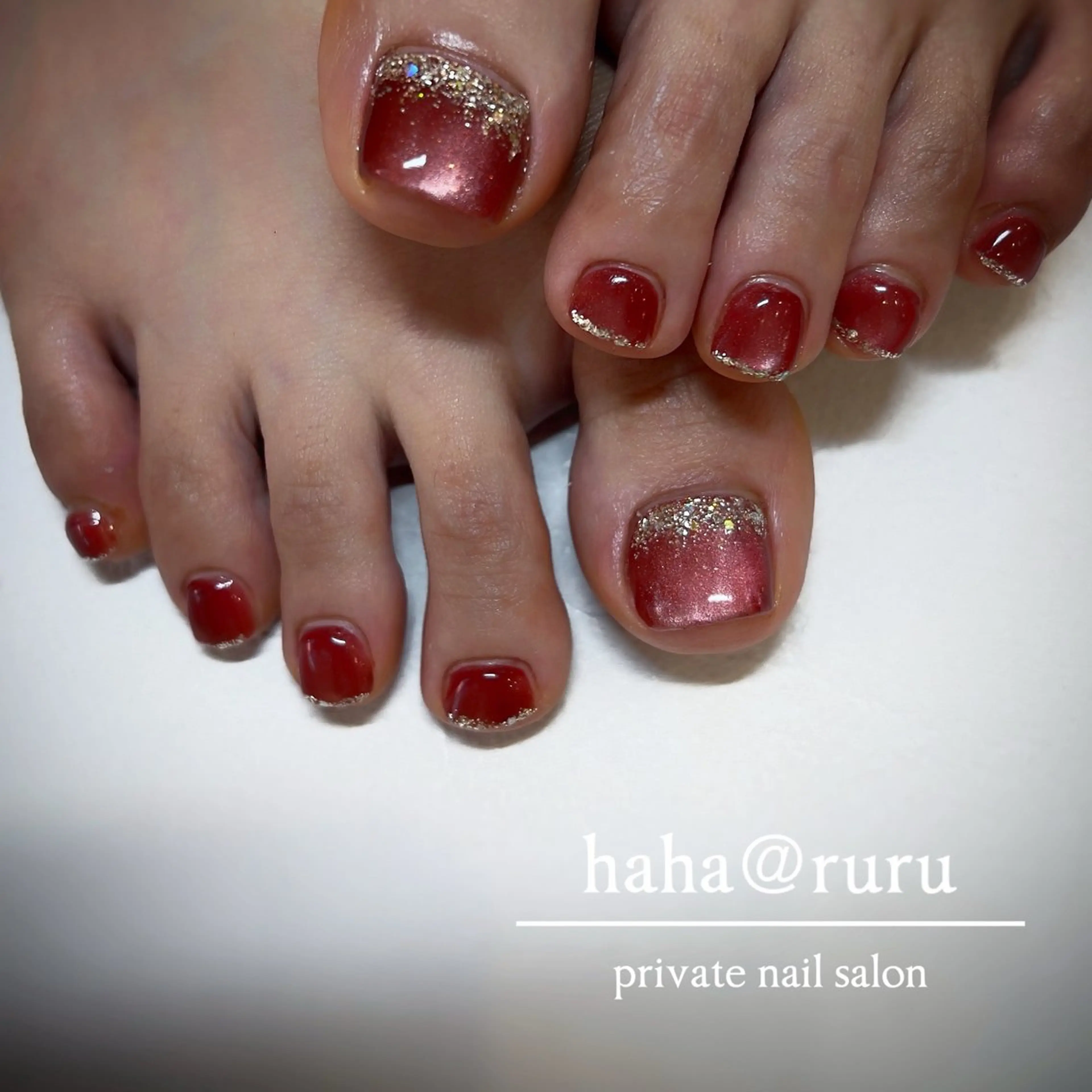 ネイル キラキラネイル haha@ ruruのネイルデザイン