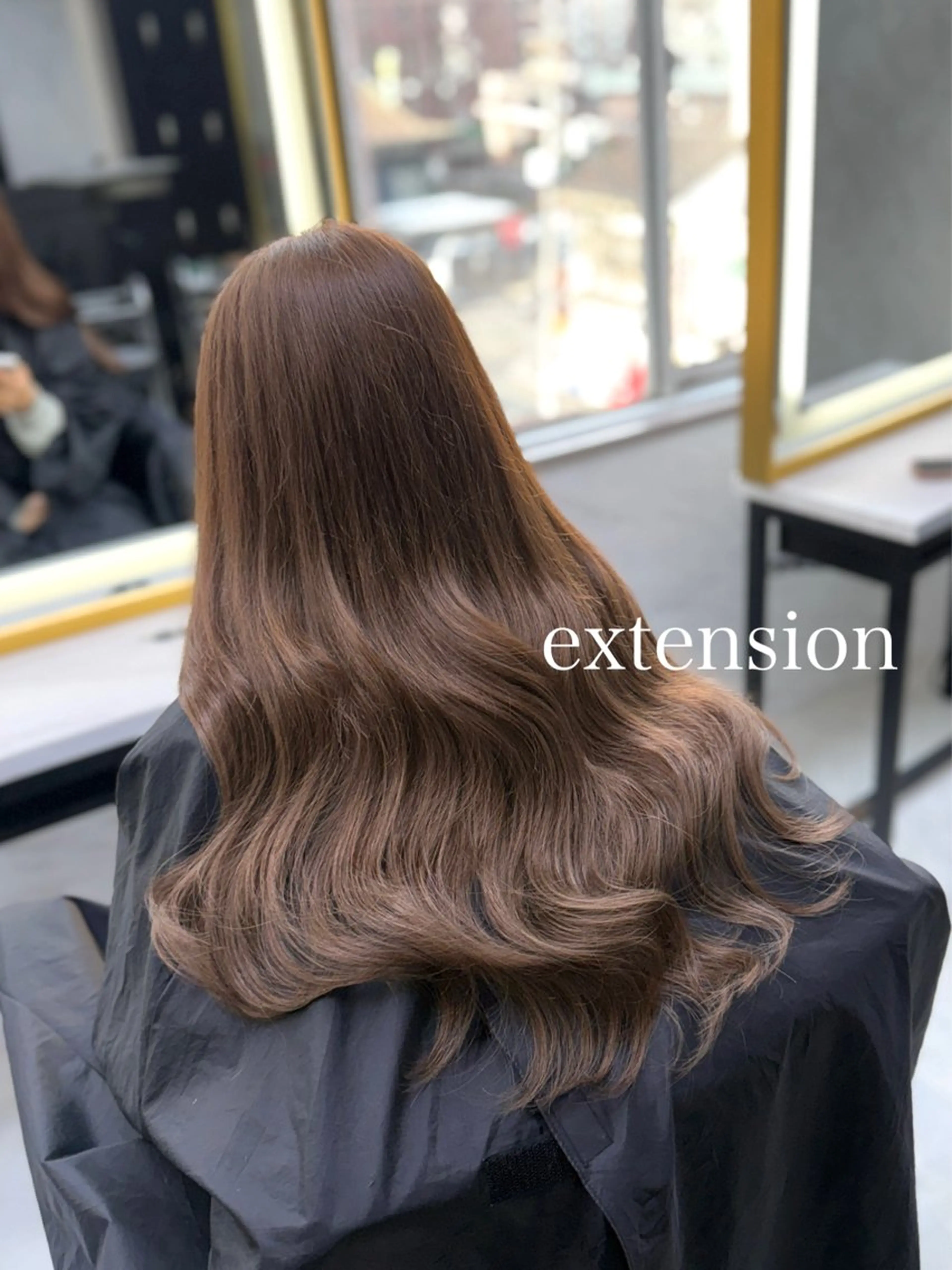 ロング カラー ブラウンカラー 透明感カラー エクステ ヘアカラー エクステ エクステ🩵ブリーチ 韓国ヘア🩵KAEのヘアスタイル
