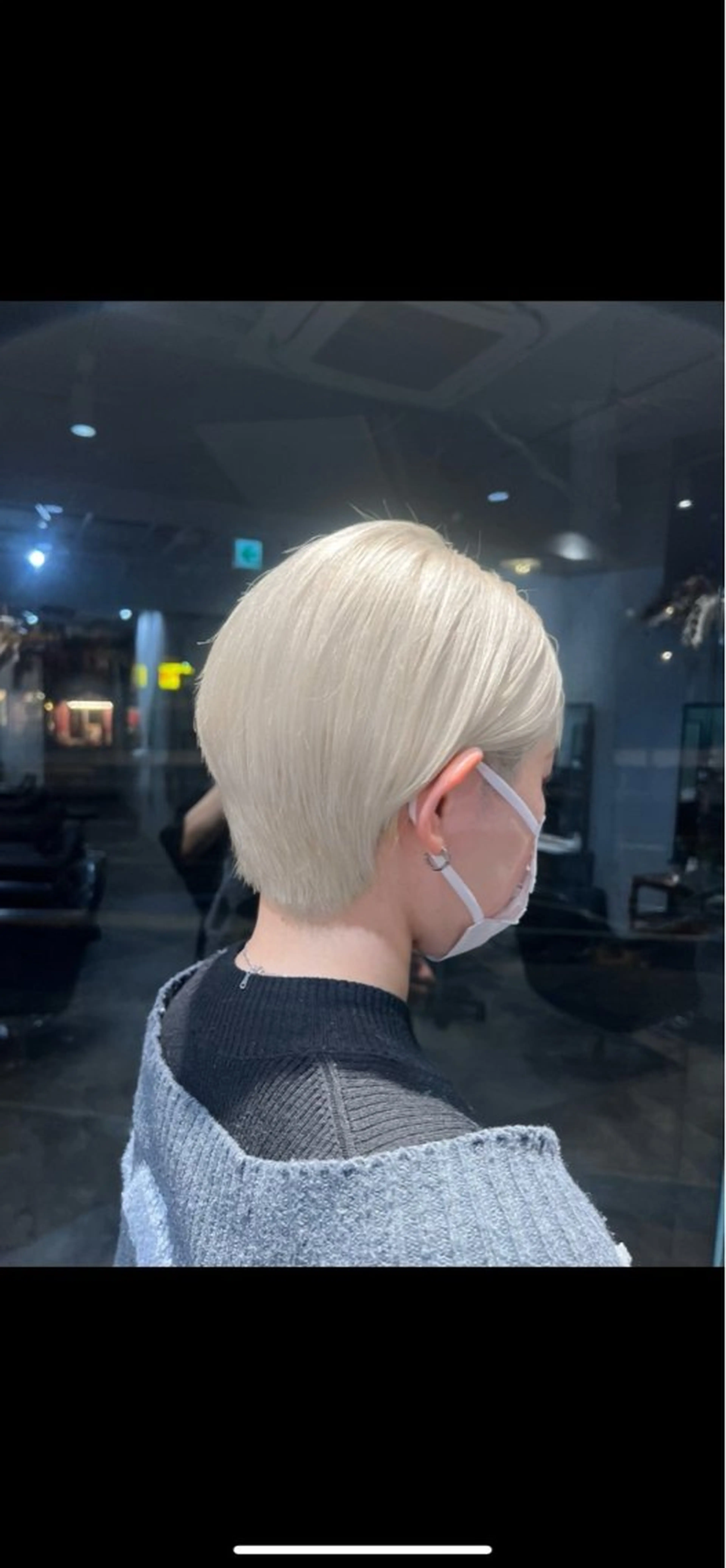 ショート カラー ヘアカラー トリートメント ハイトーンカラー が絶対可愛い✨泰聖✨のヘアスタイル