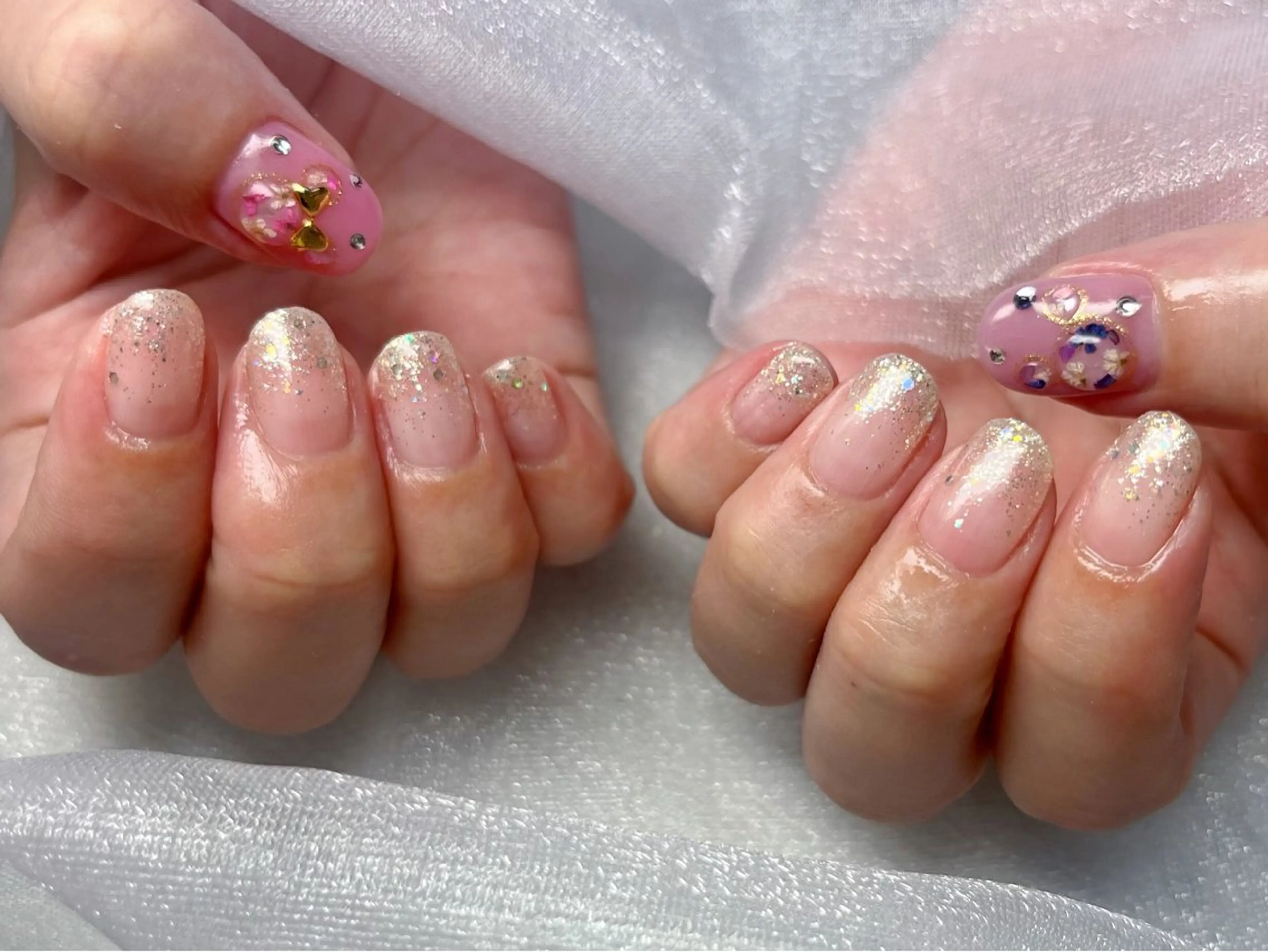 ネイル ハンドネイル Queennail 北堀江Yumiのネイルデザイン